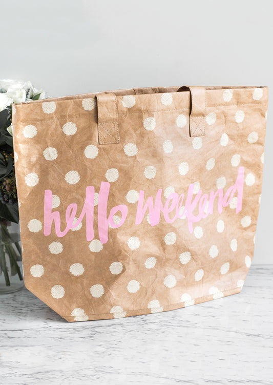 Lorna Jane LJ Tote Bag - Natural Spot