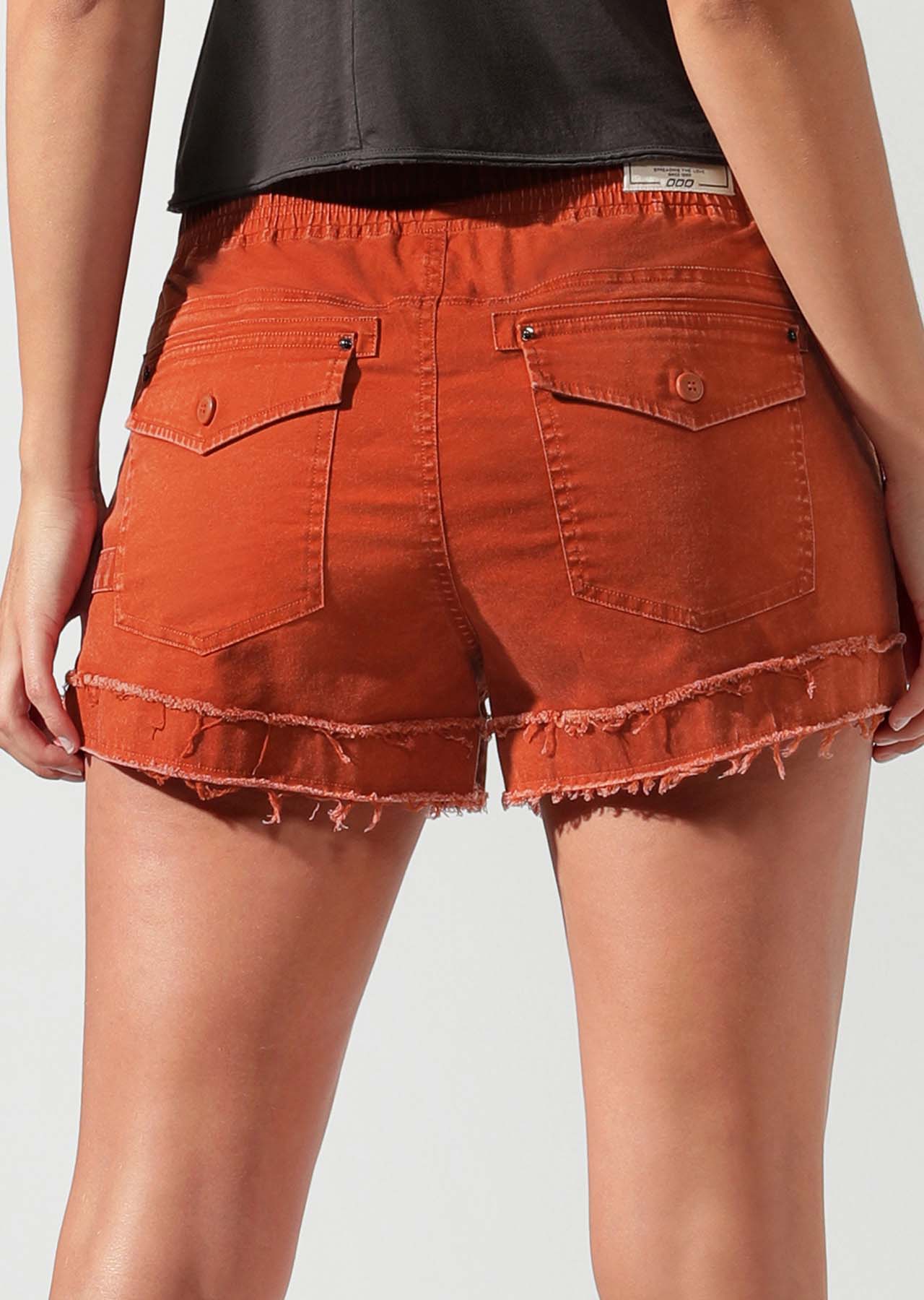 Lorna Jane LJ Walk Shorts - Dark Rust