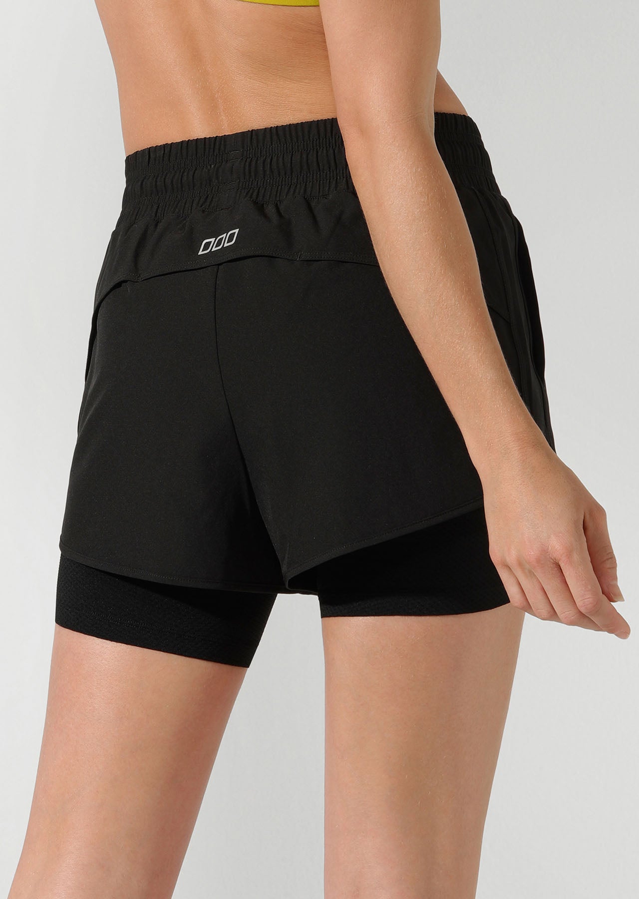 Lorna Jane Long Distance Excel Run Shorts - Black