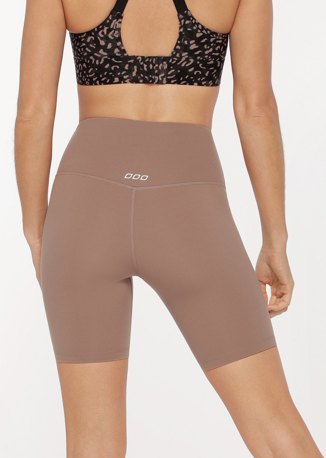 Lorna Jane Lotus 19cm Bike Shorts - Bone