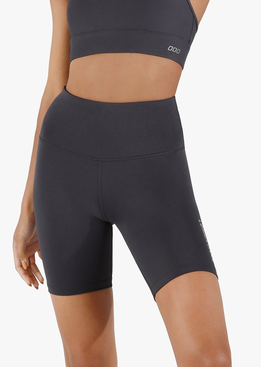 Lorna Jane Lotus 19cm Bike Shorts - Titanium