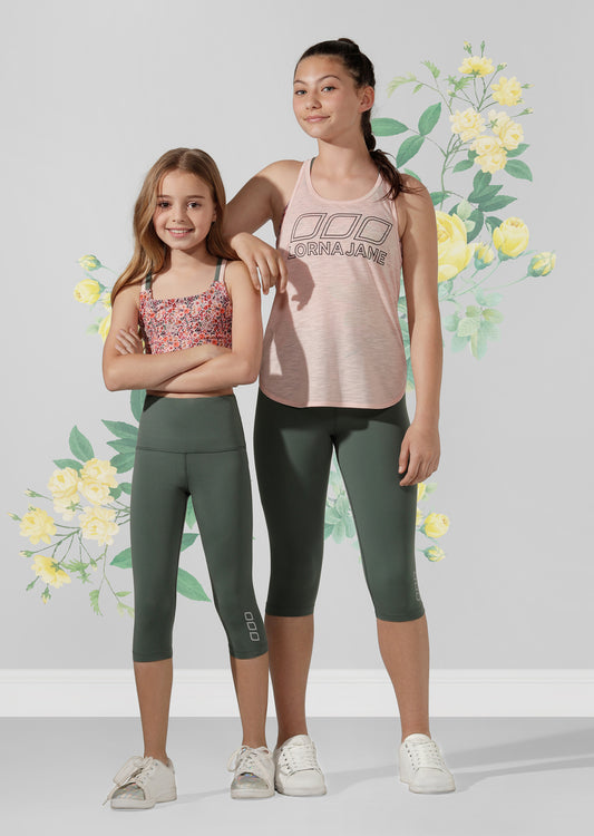Lorna Jane Lotus 3/4 Tight - Military
