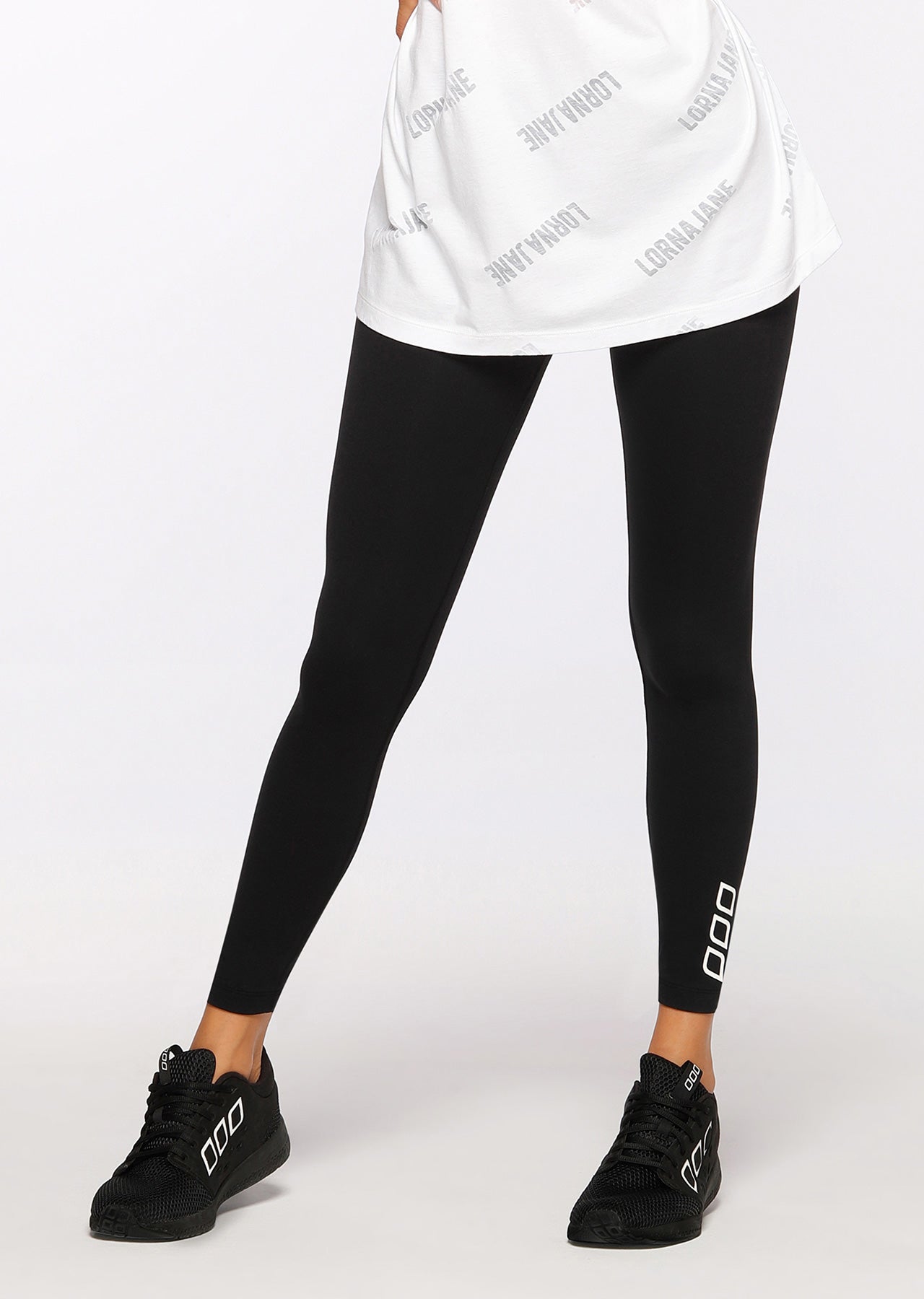 Lorna Jane Lotus Bare Minimum Full Length Tight - Black