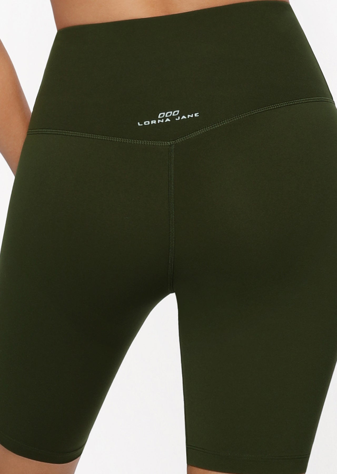 Lorna Jane Lotus Bike Shorts - Luxury Green