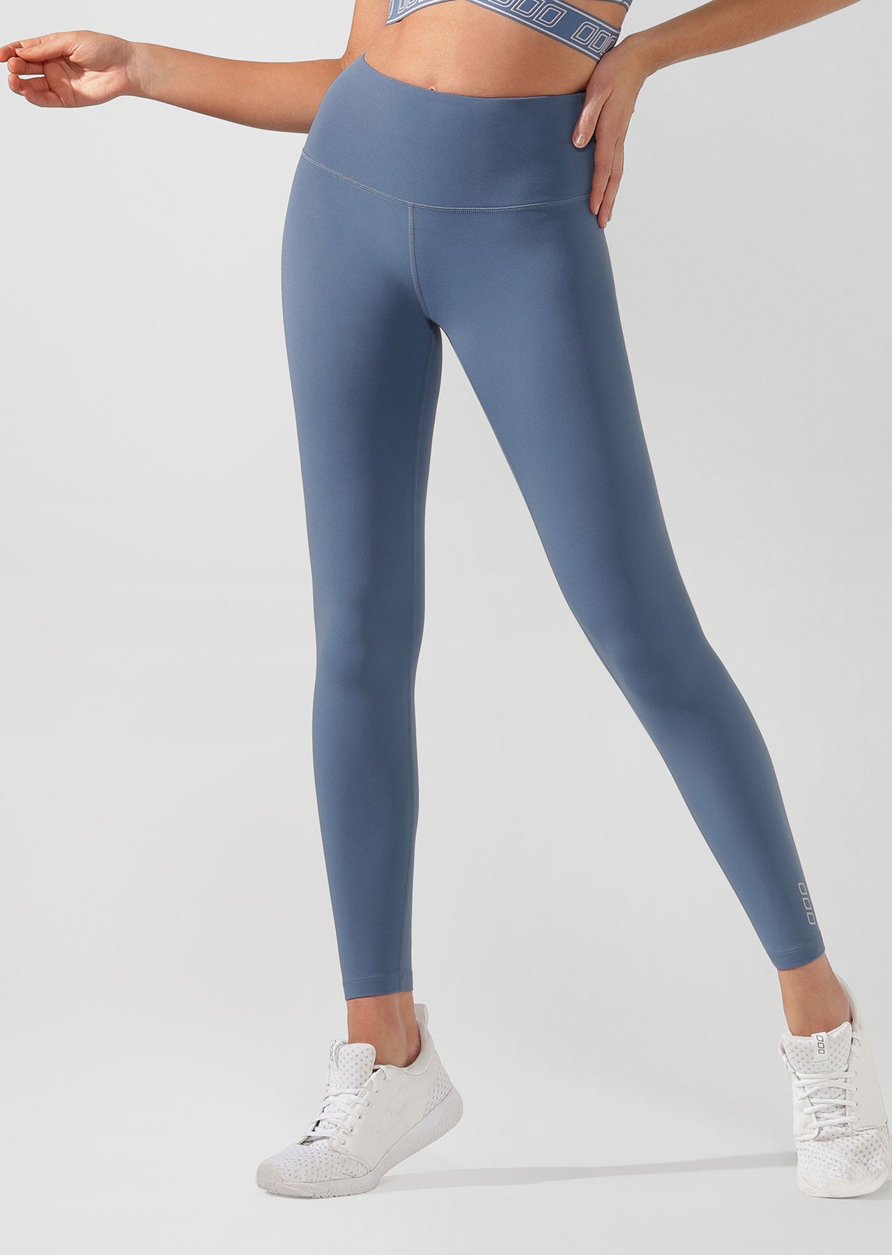 Lorna Jane Lotus Full Length Tight - Steel Blue
