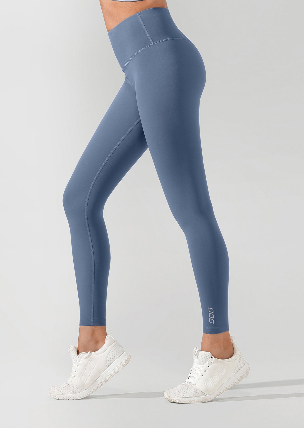 Lorna Jane Lotus Full Length Tight - Steel Blue