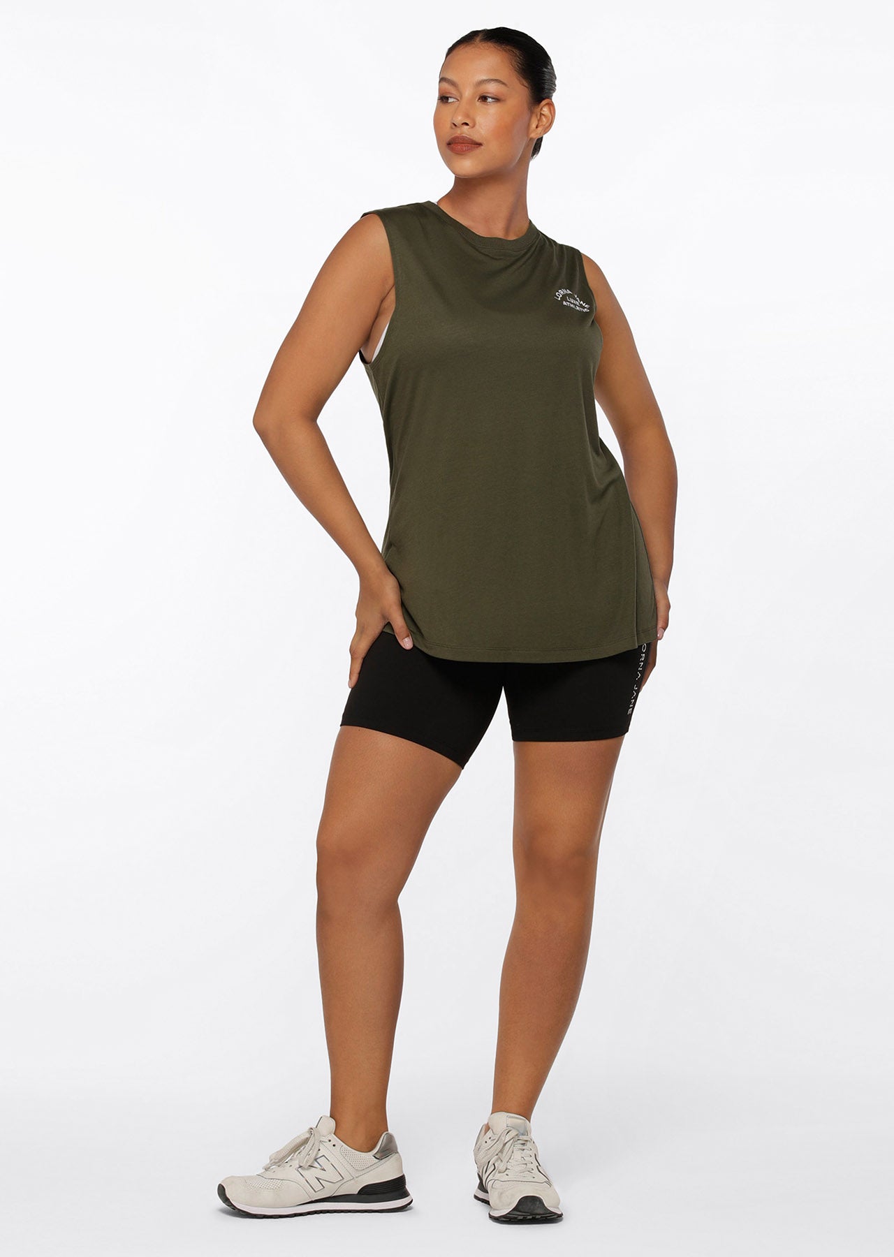 Lorna Jane Lotus Muscle Tank - Luxury Green