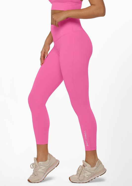 Lorna Jane Lotus No Chafe Ankle Biter Leggings - Milkshake