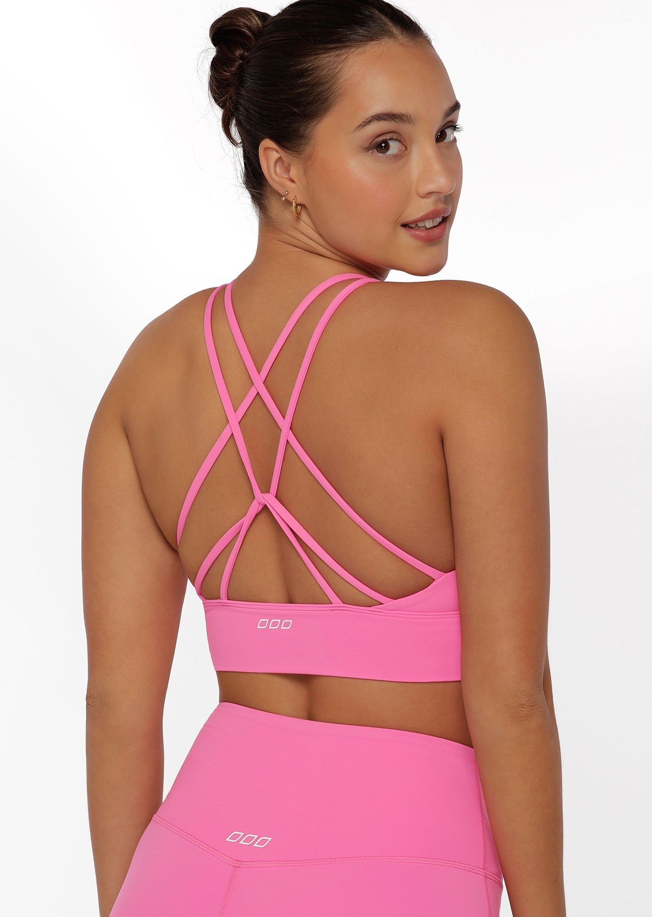 Lorna Jane Lotus Sports Bra - Milkshake