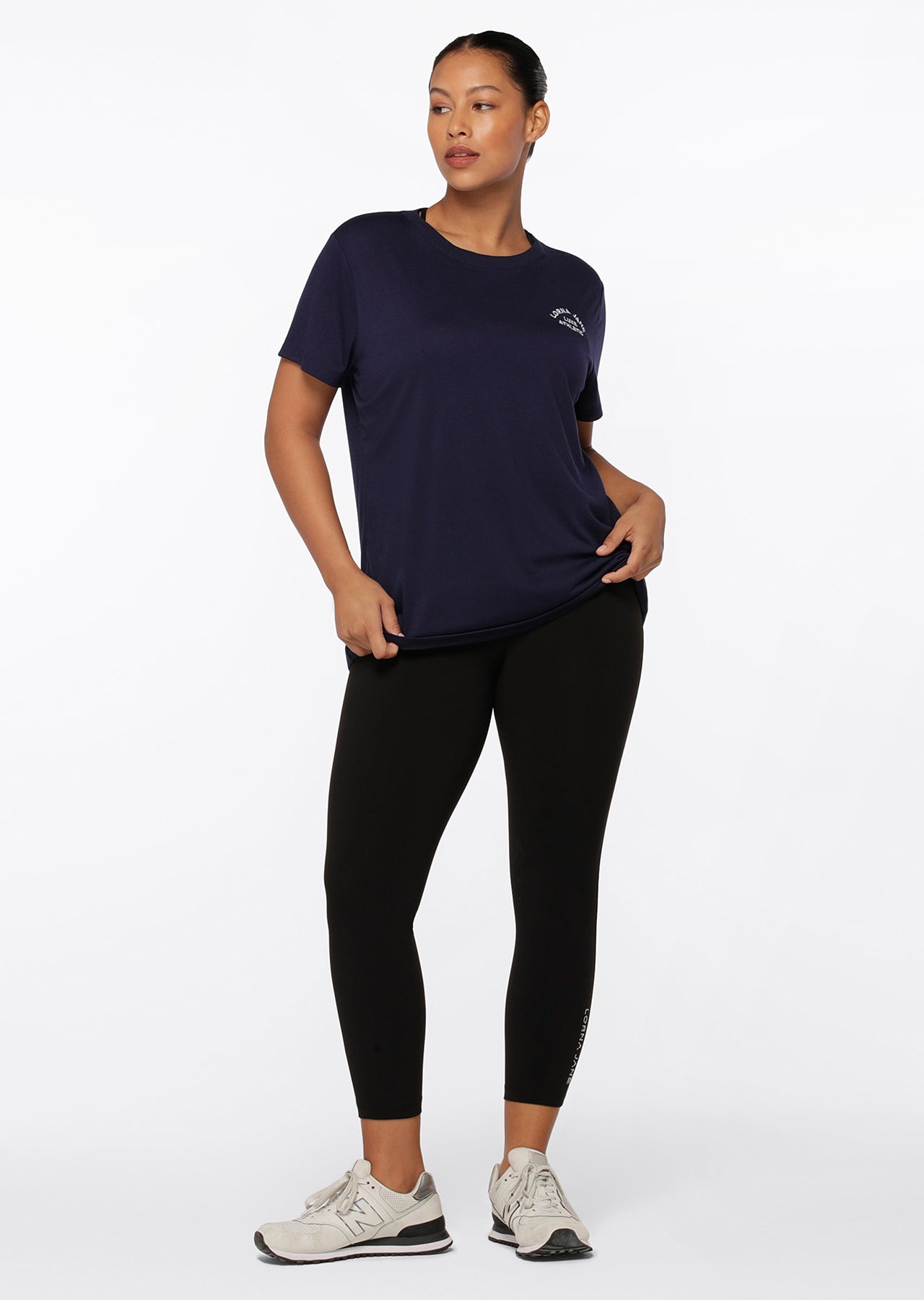 Lorna Jane Lotus T-Shirt - French Navy