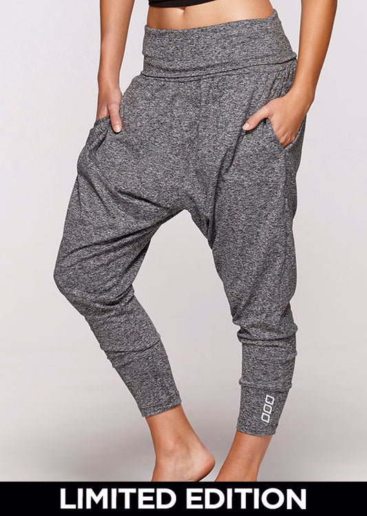 Lorna Jane Lounge All Day Pants - Char Marl