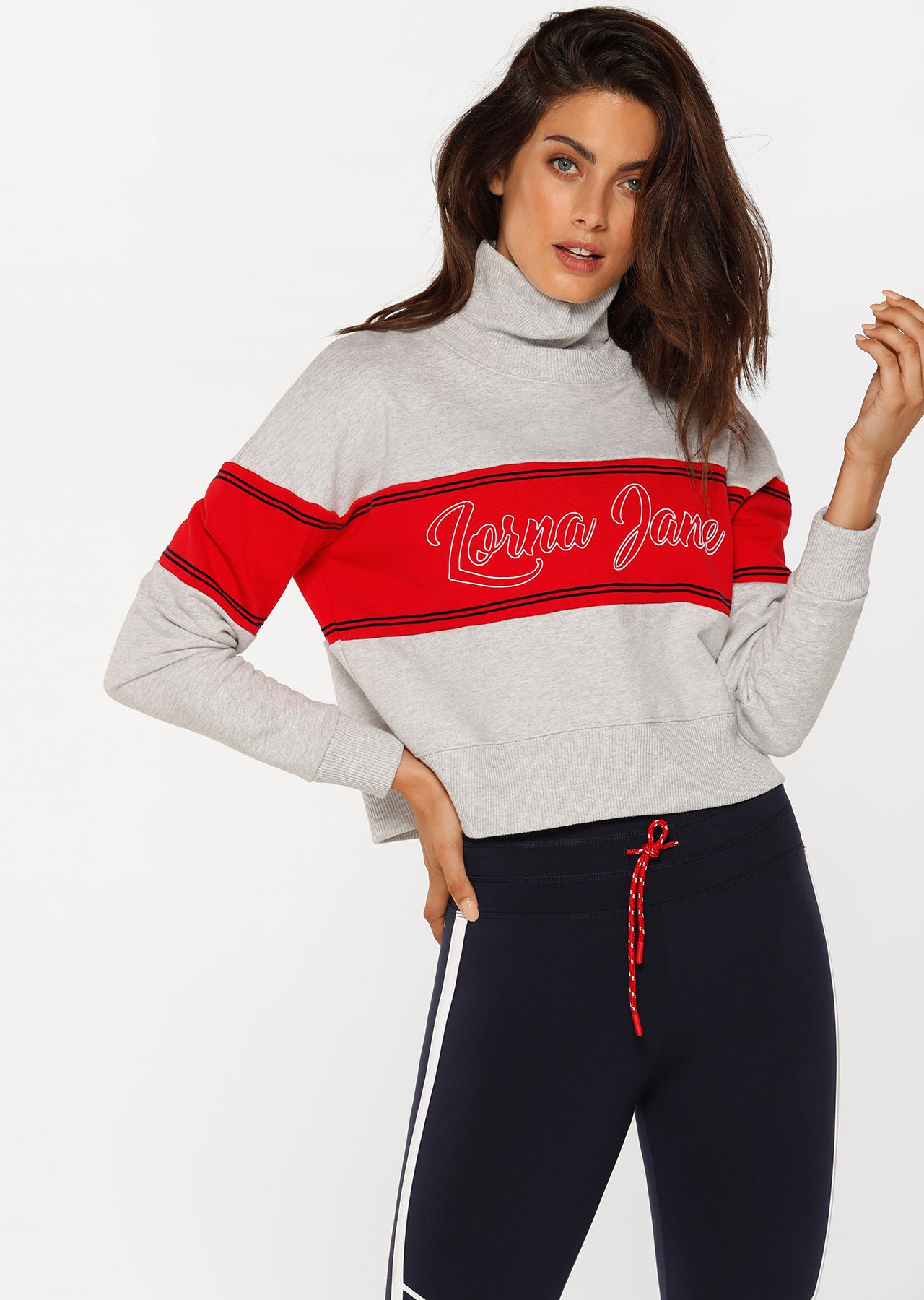 Lorna Jane Luxe 89 Ski Jumper - Light Grey Marl