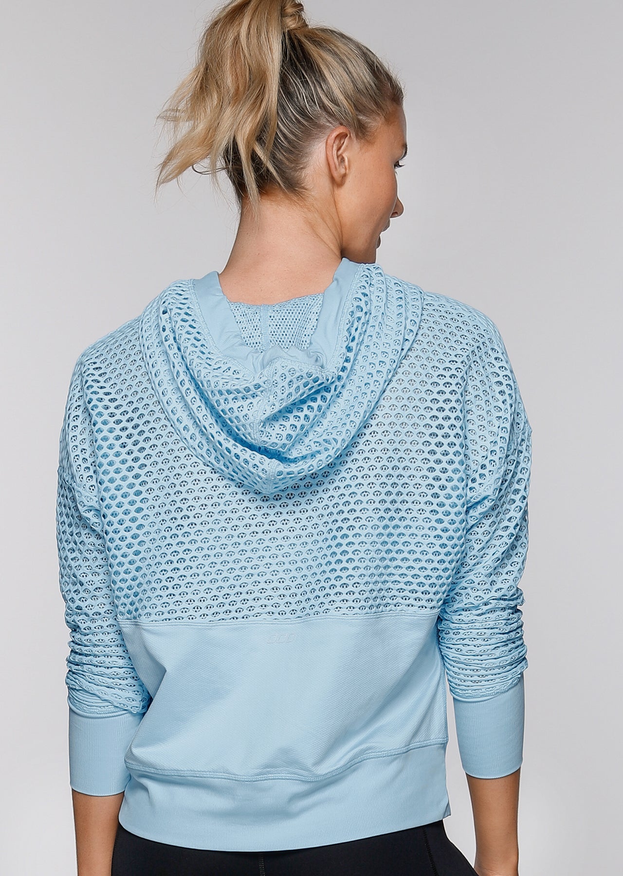 Lorna Jane Luxe Active Hoodie - Blue Sky
