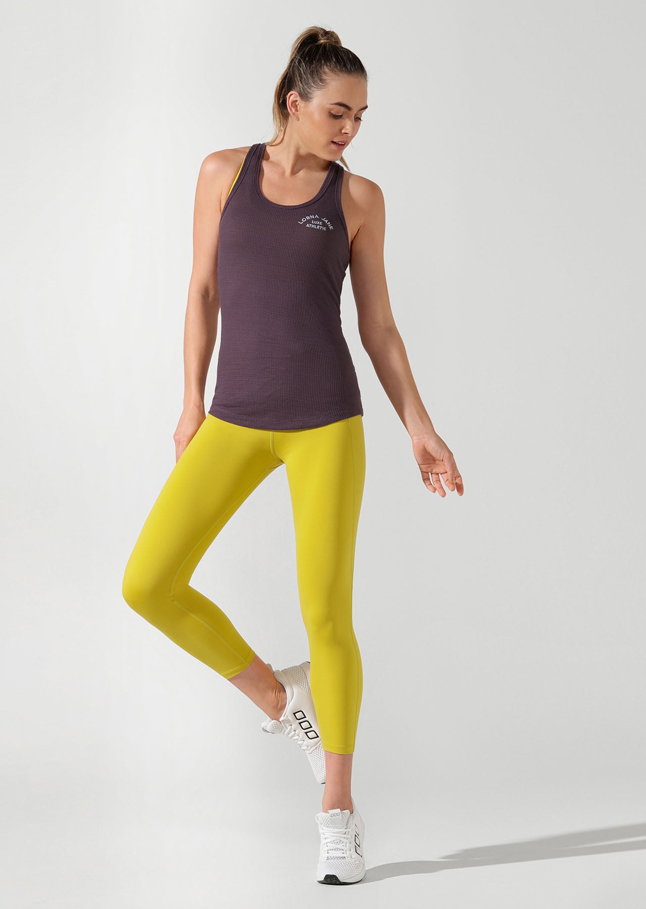 Lorna Jane Luxe Athletic Tank - Soft Violet