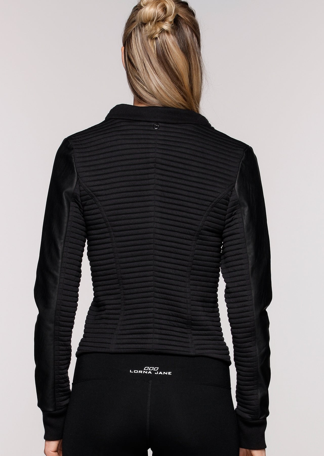 Lorna Jane Luxe Aviator Jacket - Black
