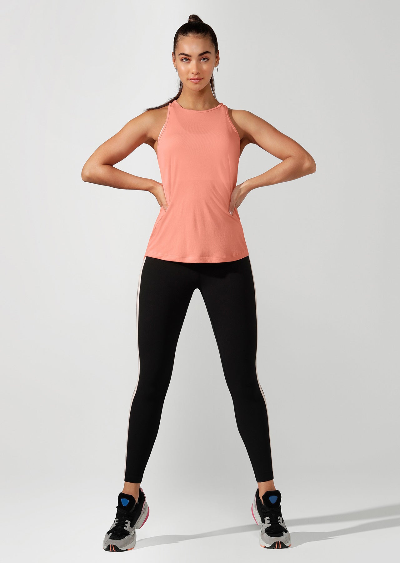 Lorna Jane Luxe Giselle Tank - Tangerine