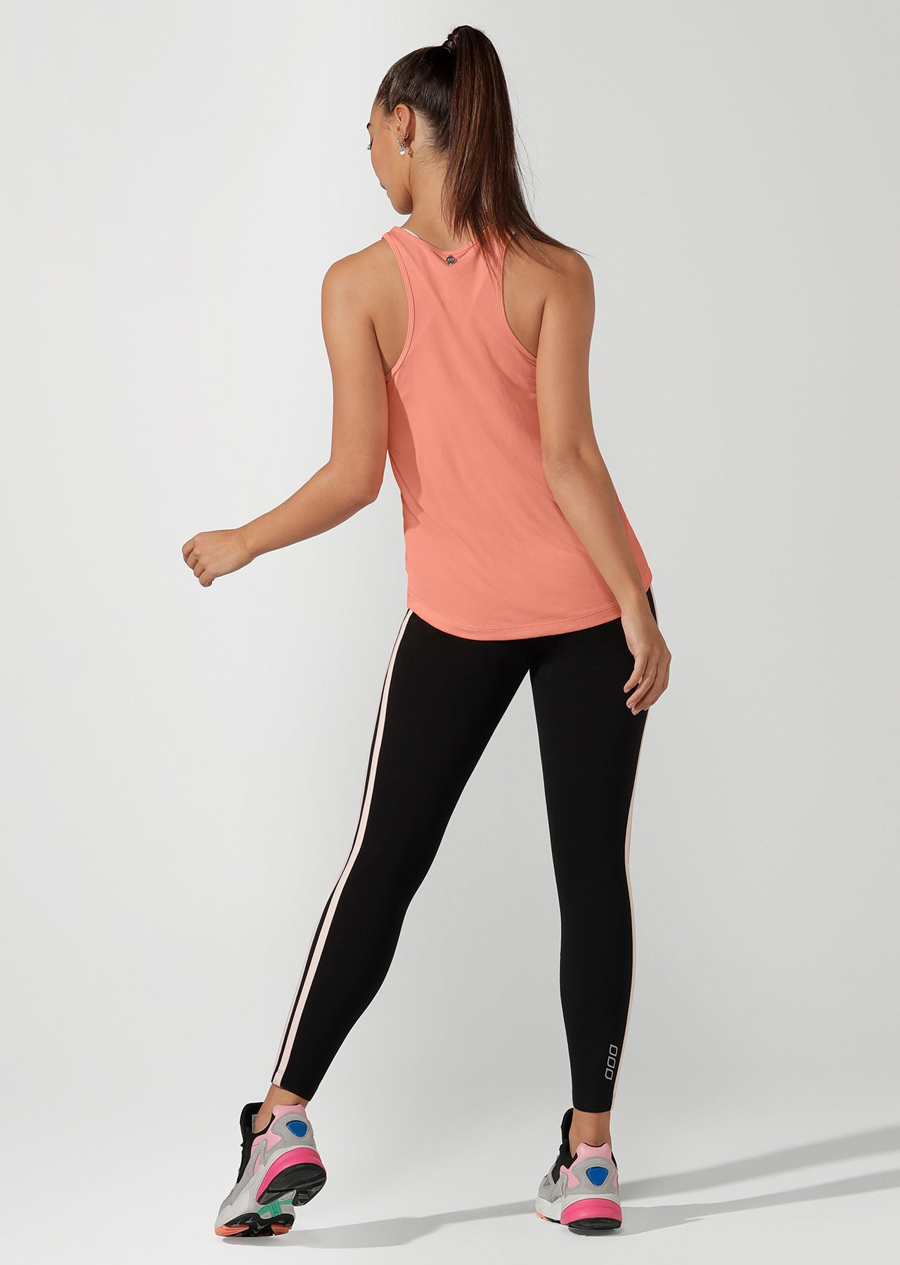 Lorna Jane Luxe Giselle Tank - Tangerine