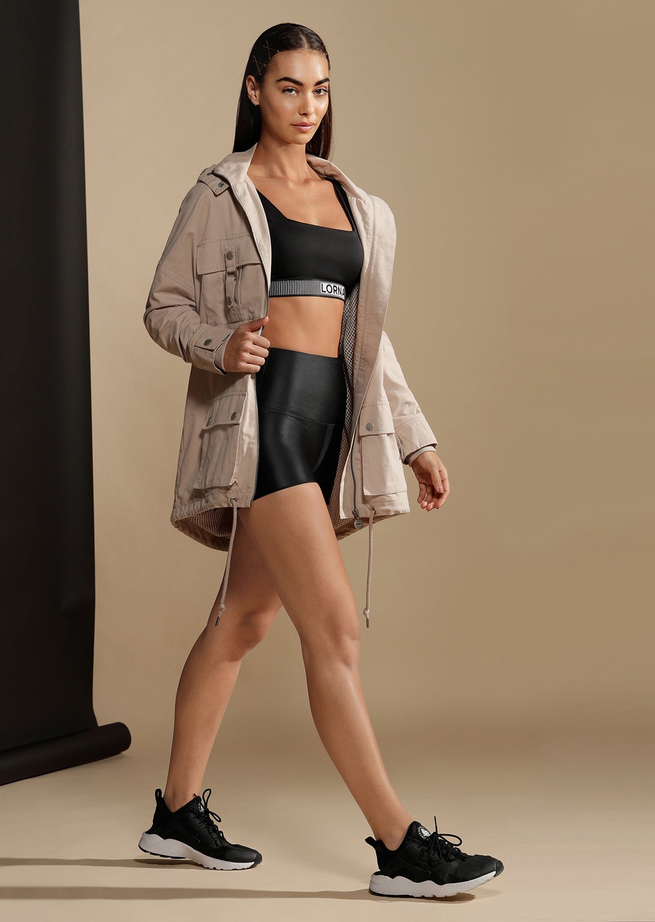 Lorna Jane Luxe Oversized Active Anorak - Off White