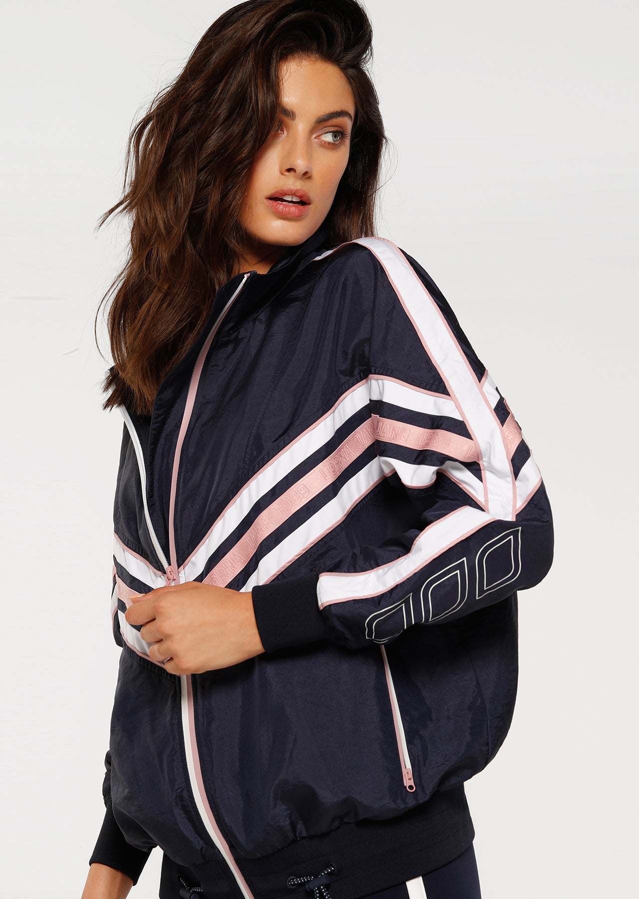 Lorna Jane Luxe Throwback Jacket - French Navy