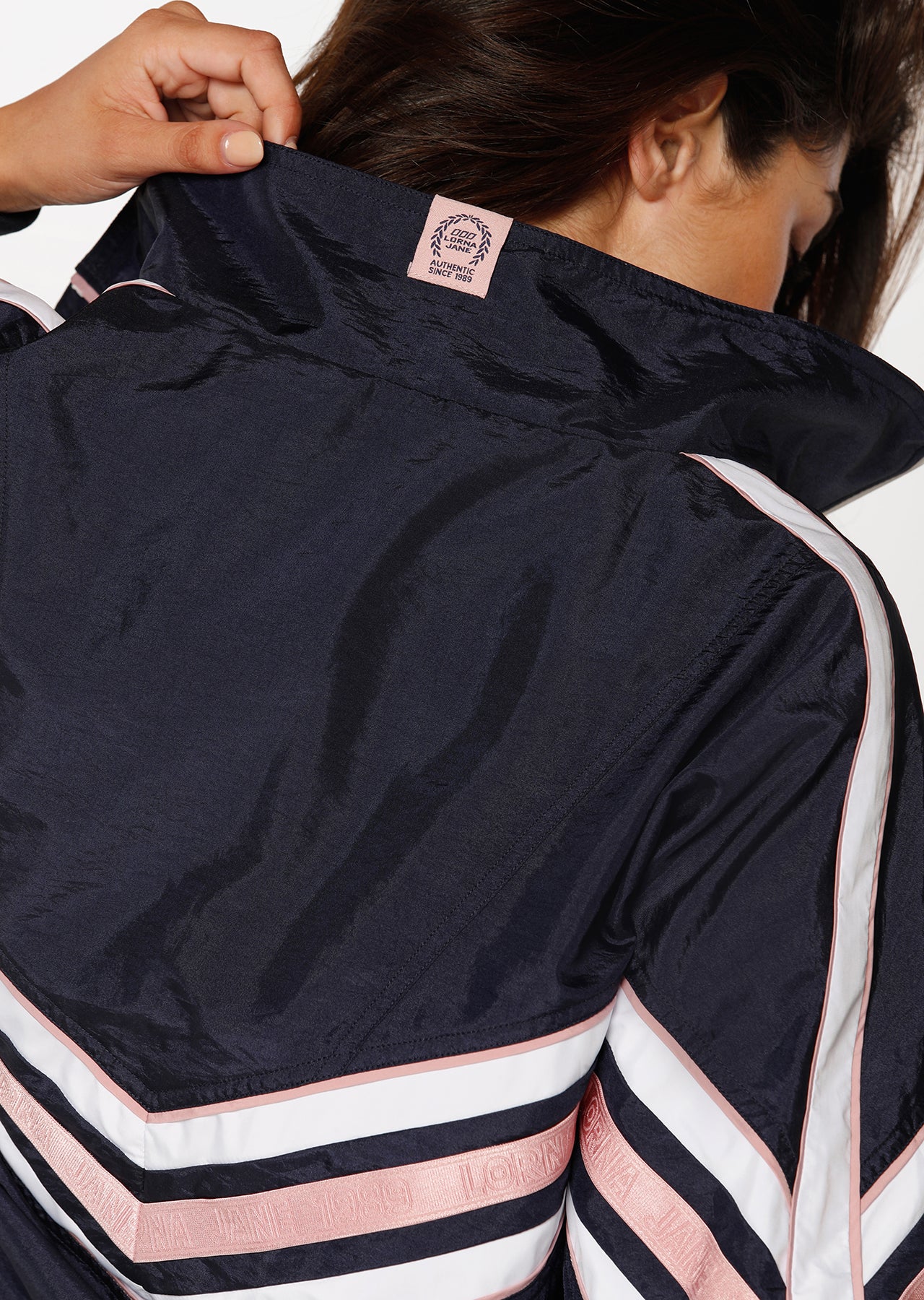 Lorna Jane Luxe Throwback Jacket - French Navy