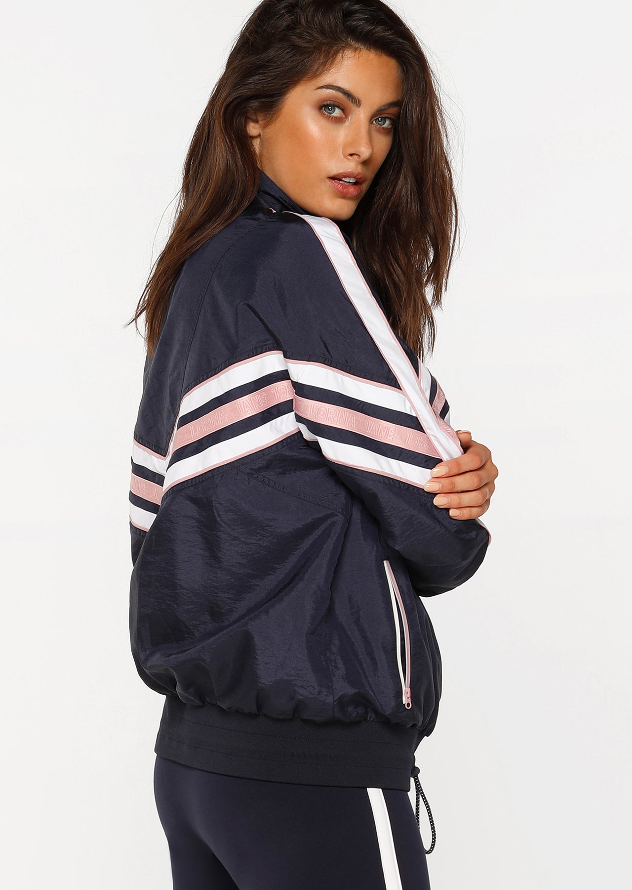 Lorna Jane Luxe Throwback Jacket - French Navy