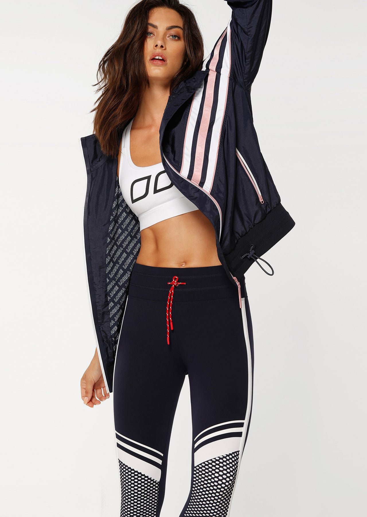 Lorna Jane Luxe Throwback Jacket - French Navy