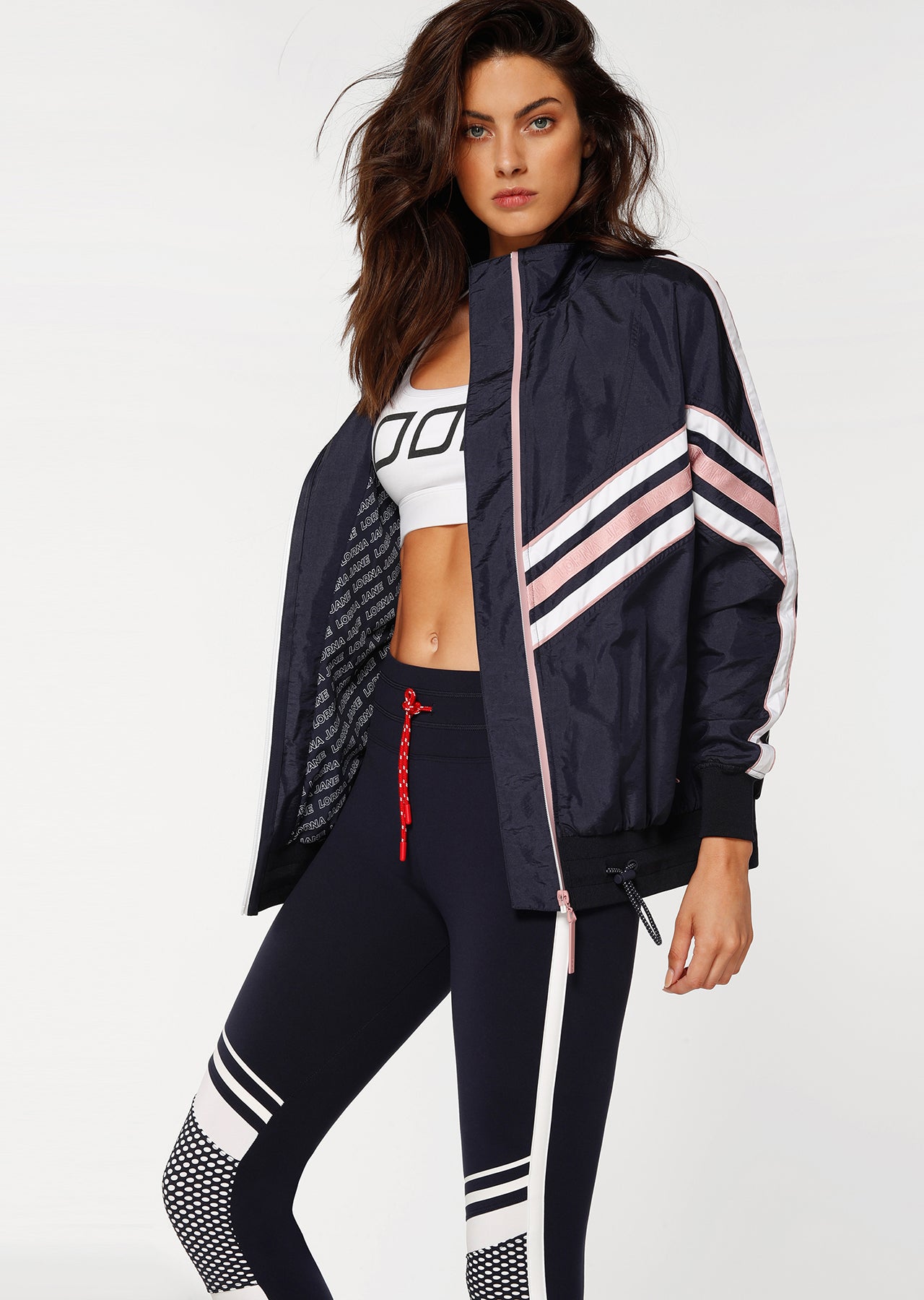 Lorna Jane Luxe Throwback Jacket - French Navy