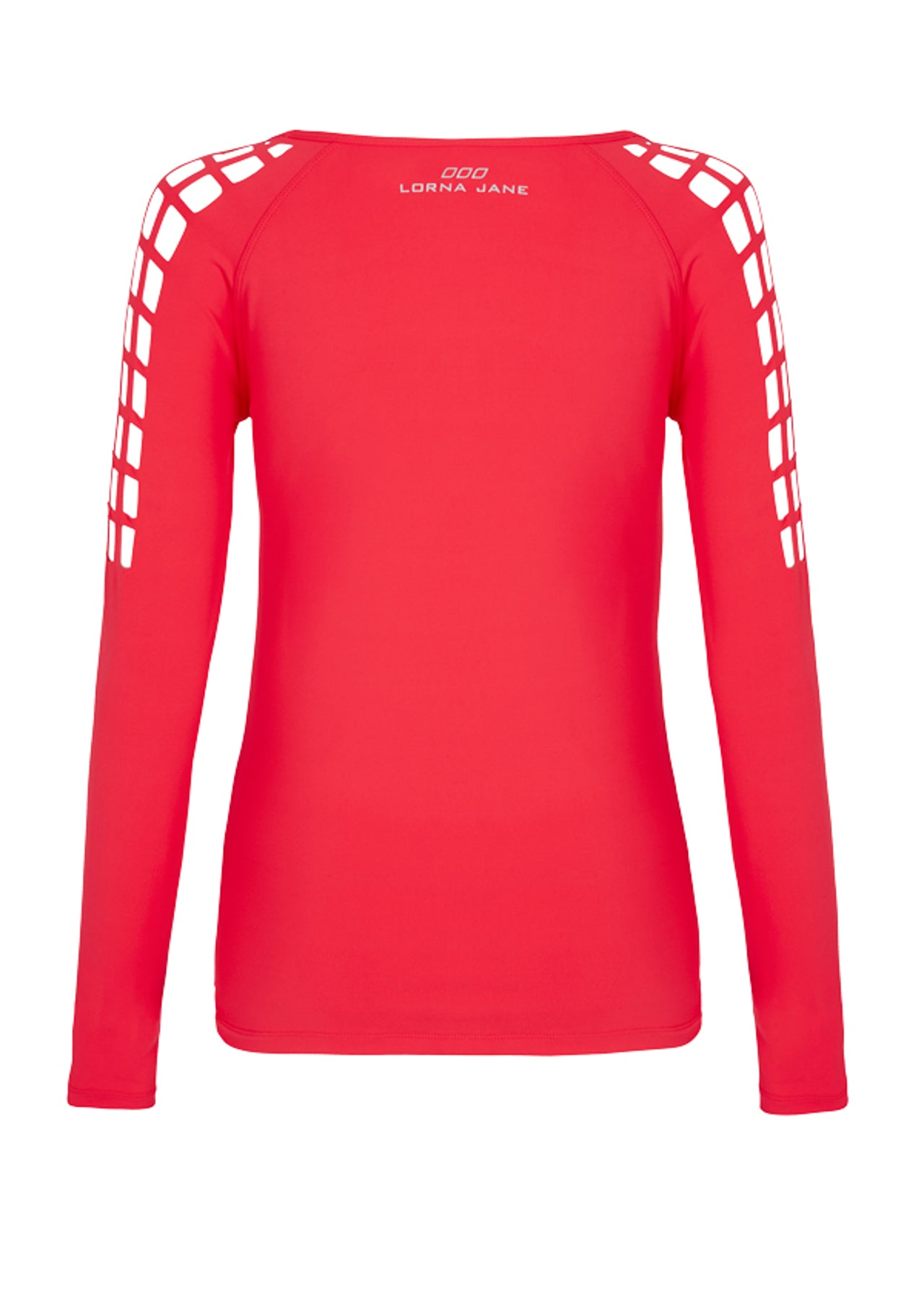 Lorna Jane Madrid L/Slv Excel Top - Cupid Red