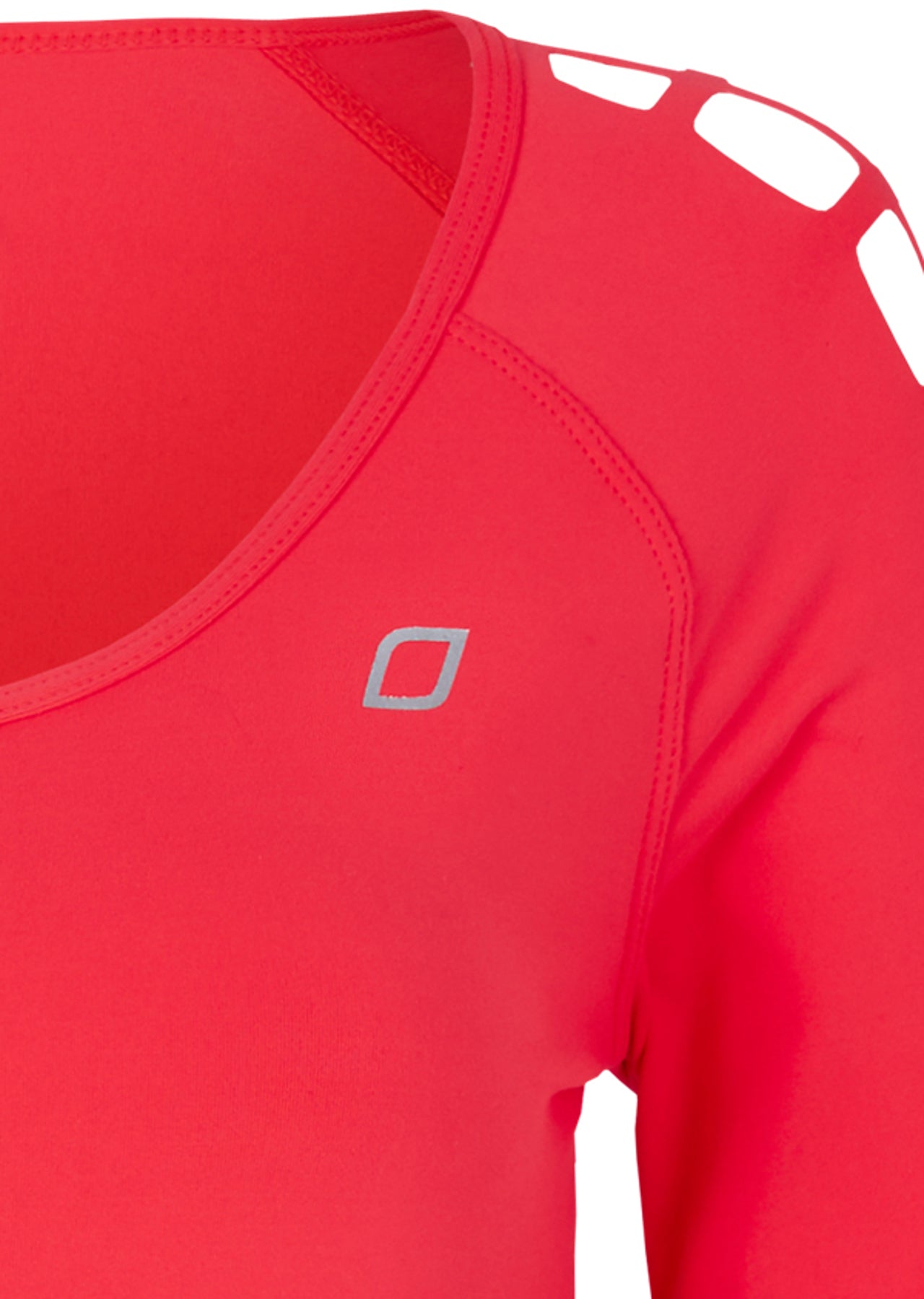 Lorna Jane Madrid L/Slv Excel Top - Cupid Red