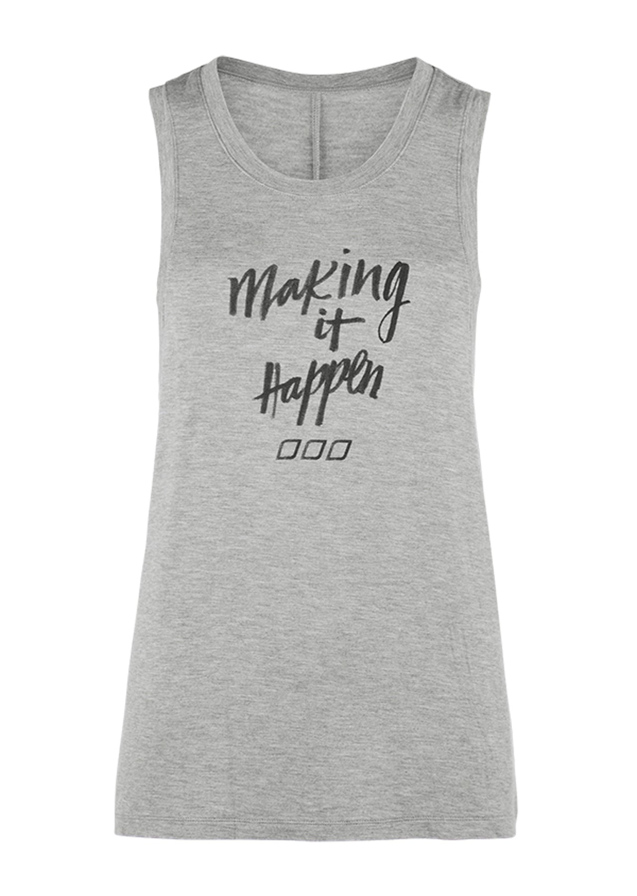 Lorna Jane Making It Happen Tank - Grey Marl