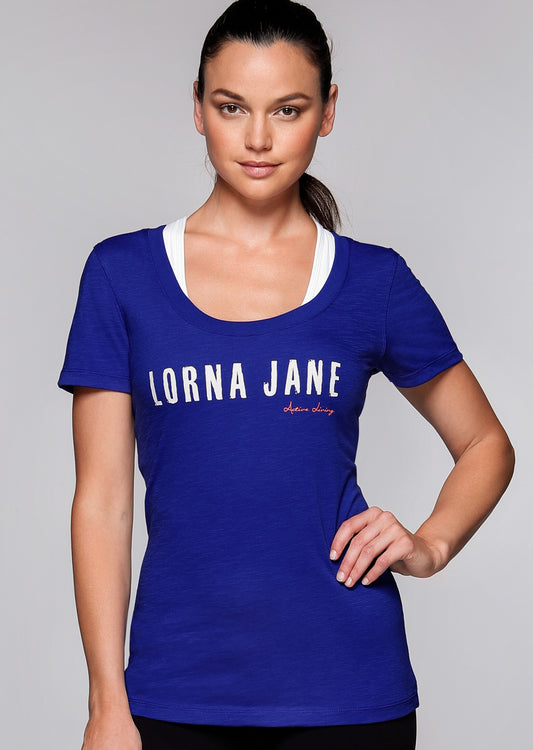 Lorna Jane Mandy T-Shirt - Magnetic Blue