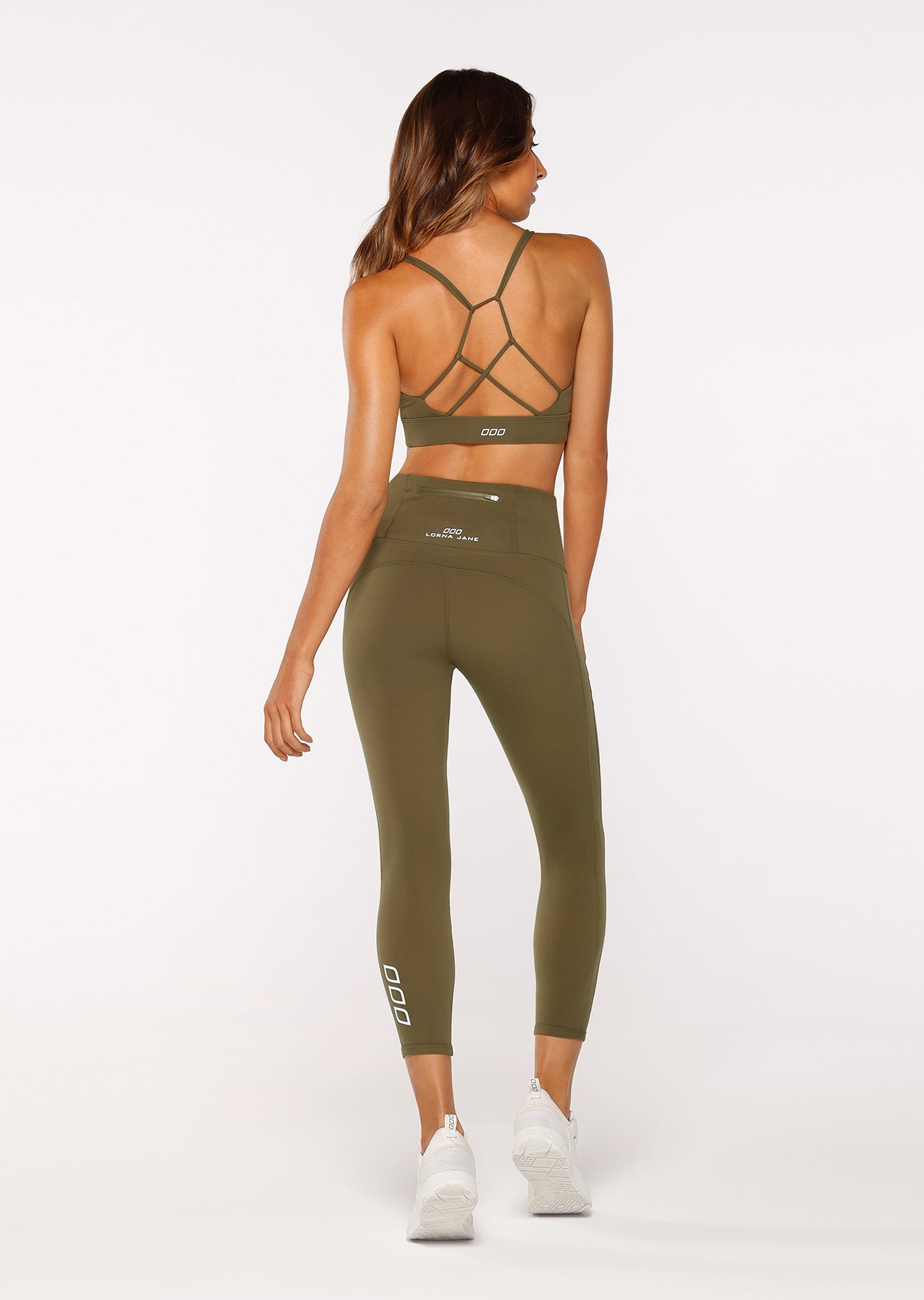 Lorna Jane Mantra Yoga Bra - Safari