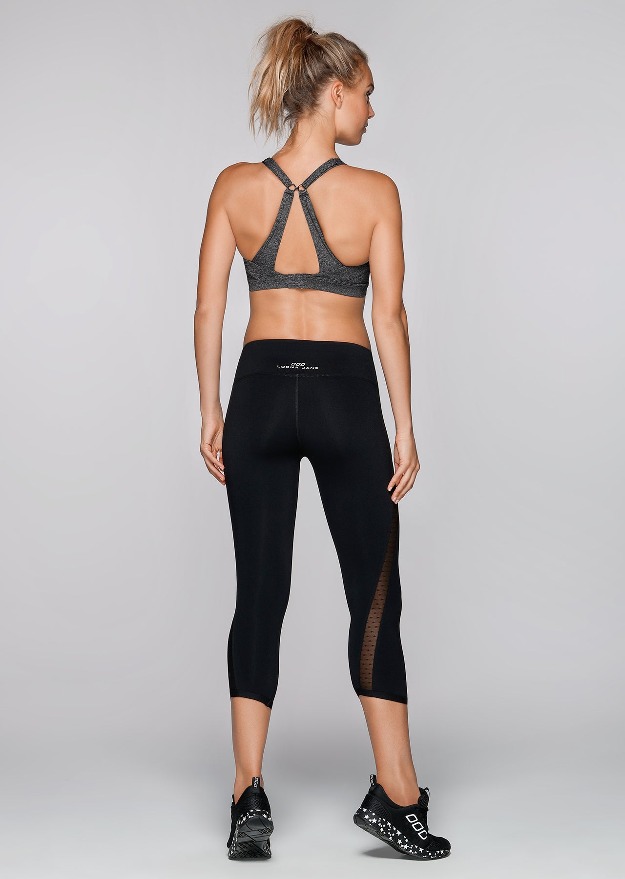 Lorna Jane Marathon Sports Bra - Char Marl