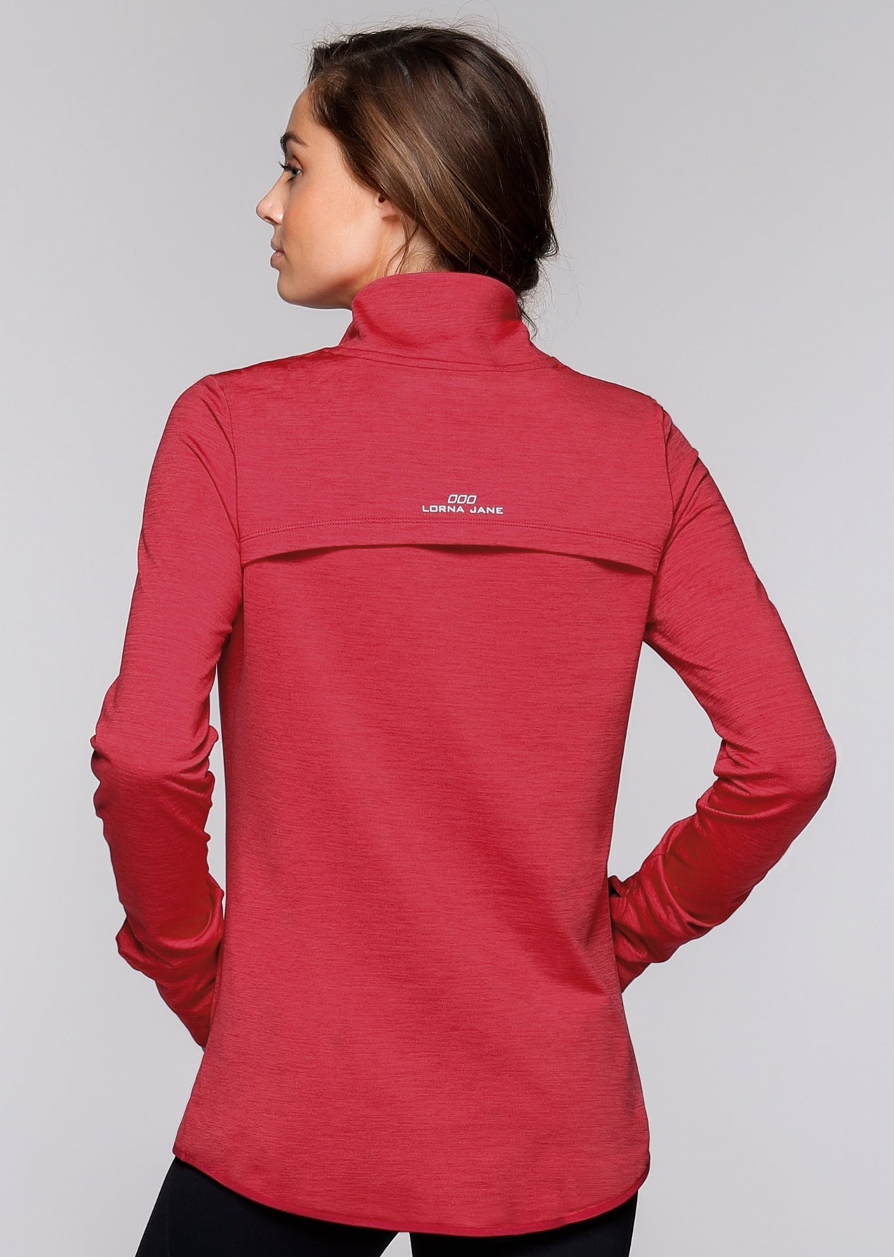 Lorna Jane Marissa Active Jacket - Deep Red Marl