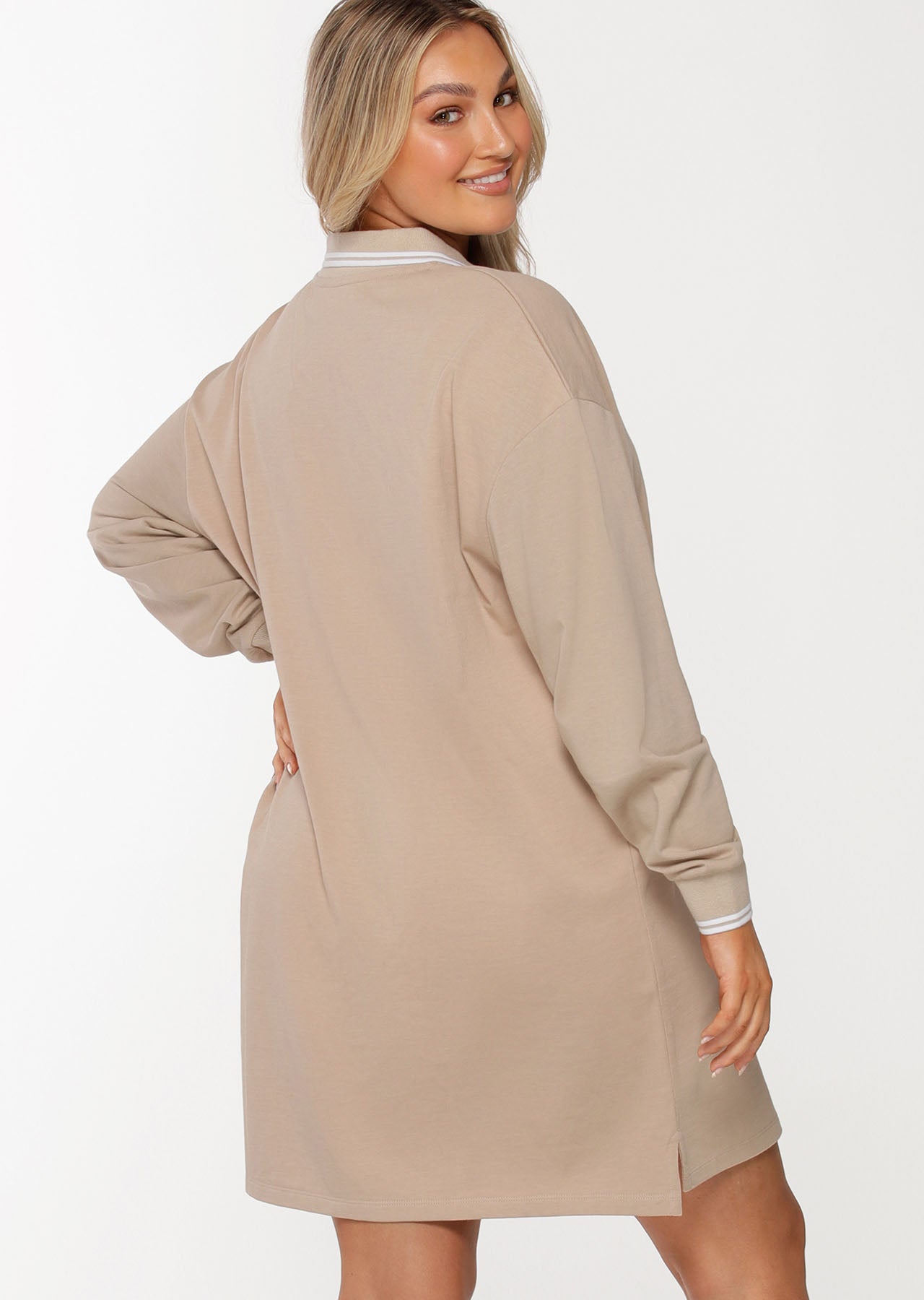 Lorna Jane Match Point Polo Dress - Off White