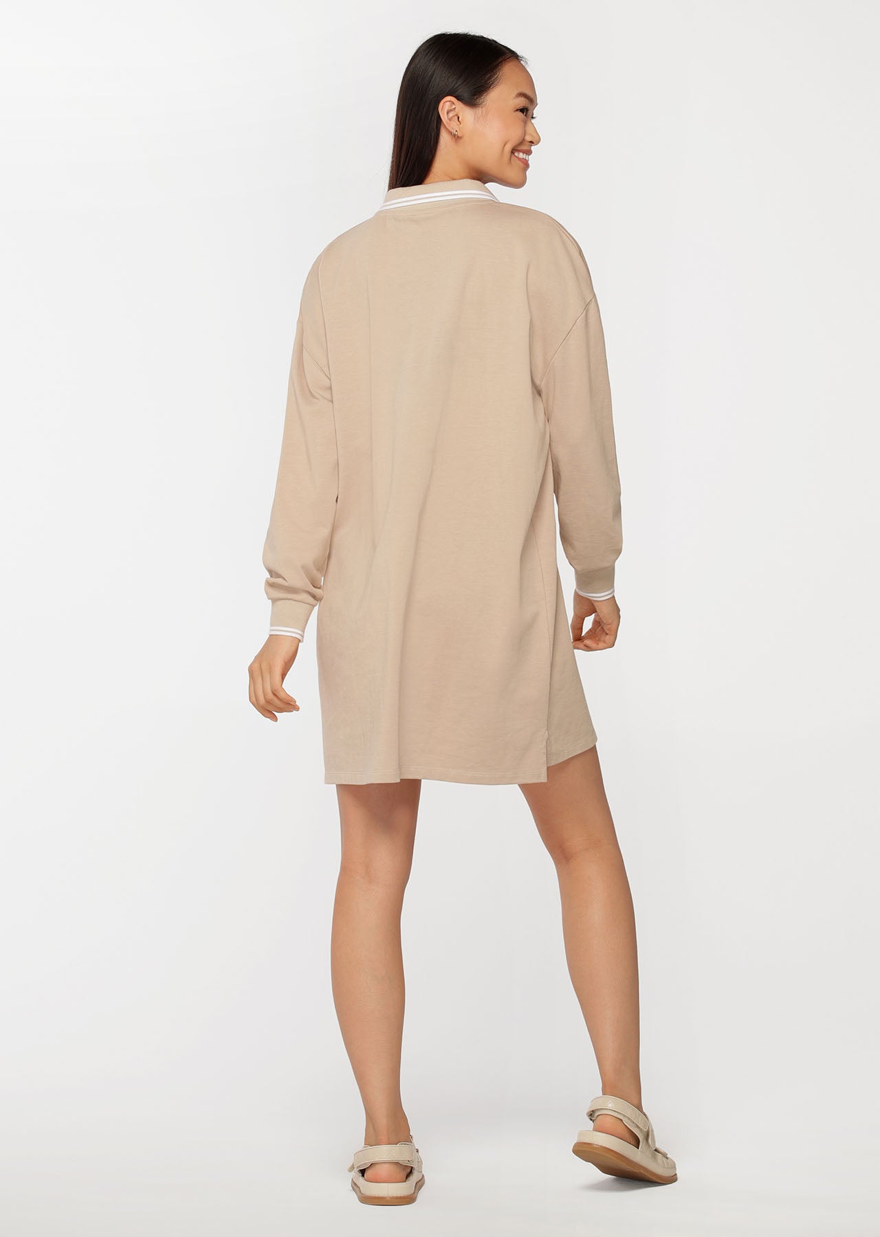 Lorna Jane Match Point Polo Dress - Off White