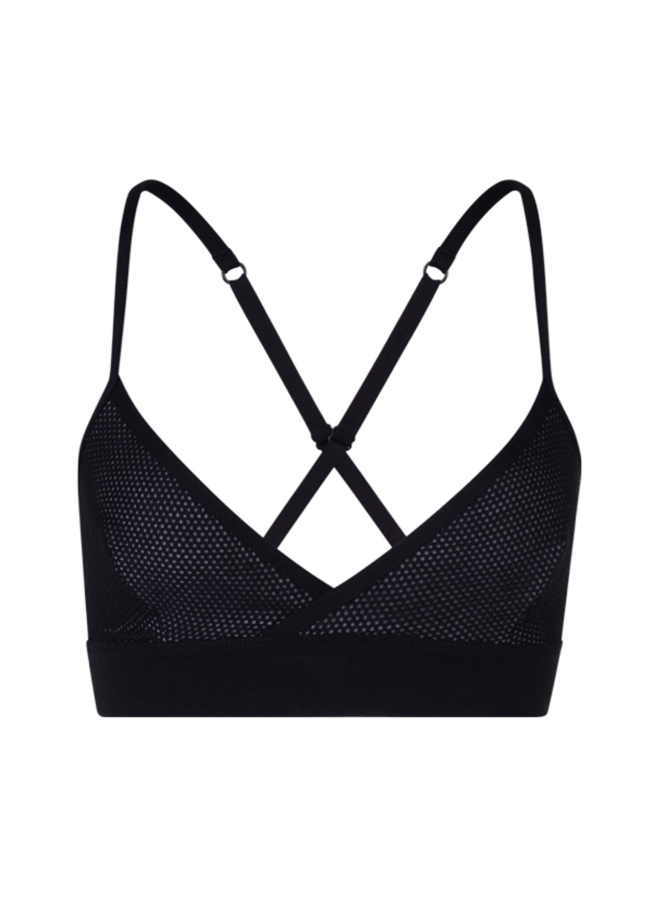 Lorna Jane Maya Yoga Bra - Black/Grey