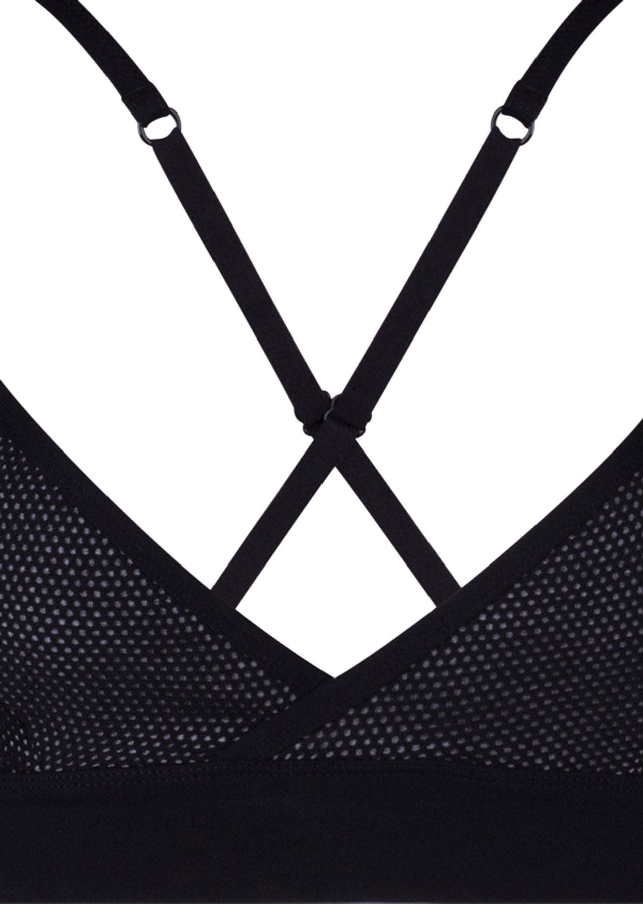 Lorna Jane Maya Yoga Bra - Black/Grey