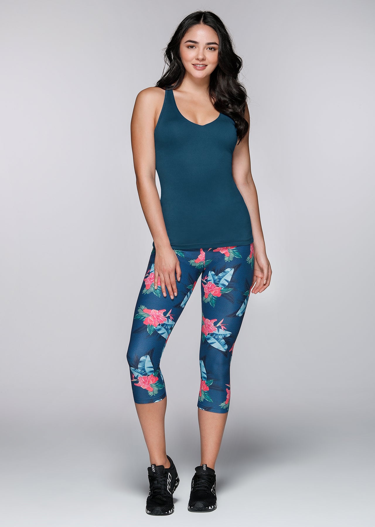 Lorna Jane Maya Yoga Tank - Twilight Blue