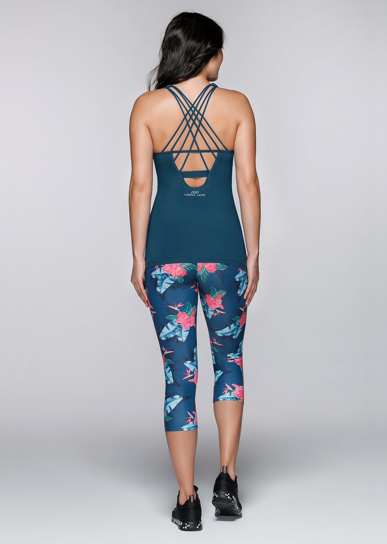 Lorna Jane Maya Yoga Tank - Twilight Blue