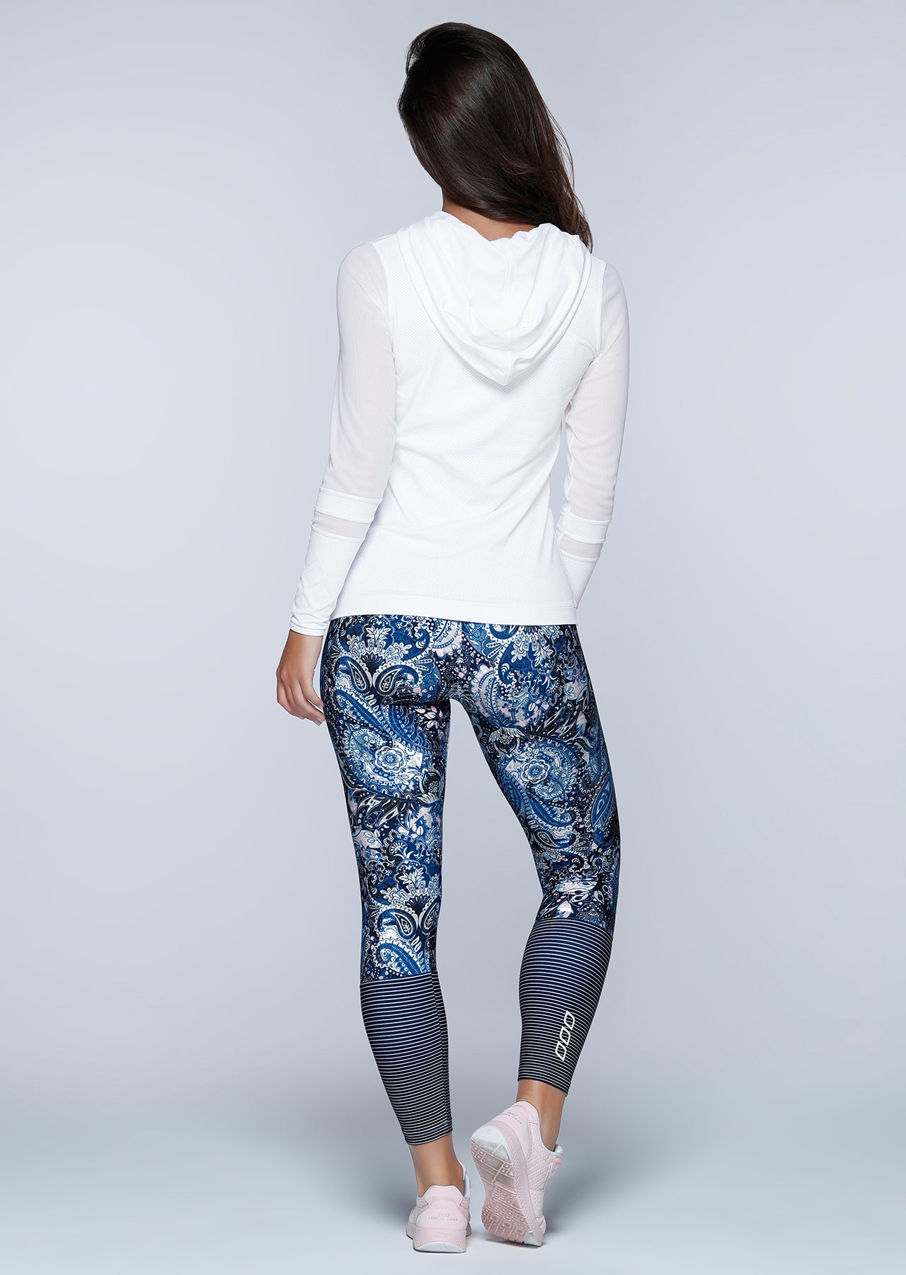 Lorna Jane Melika Excel L/Slv Top - White