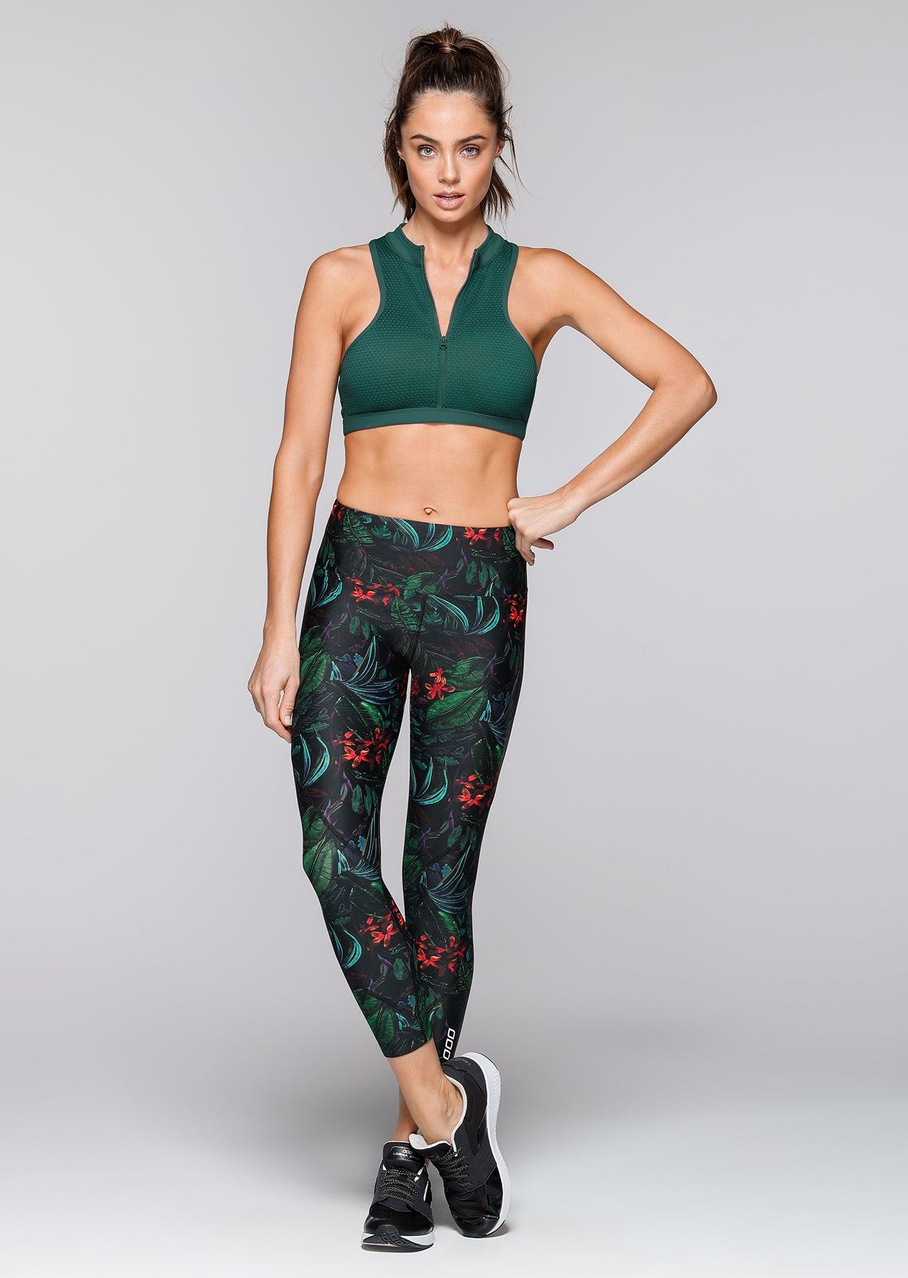 Lorna Jane Mia Sports Bra - Jungle Green