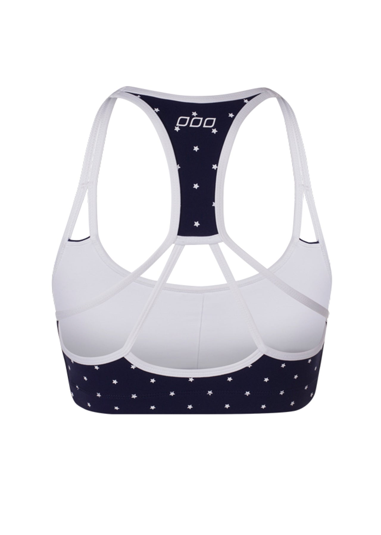 Lorna Jane Midnight Sports Bra - Ink/White