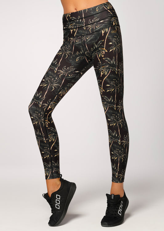 Lorna Jane Midnight Tropic Core F/L Tight - Midnight Tropic Print