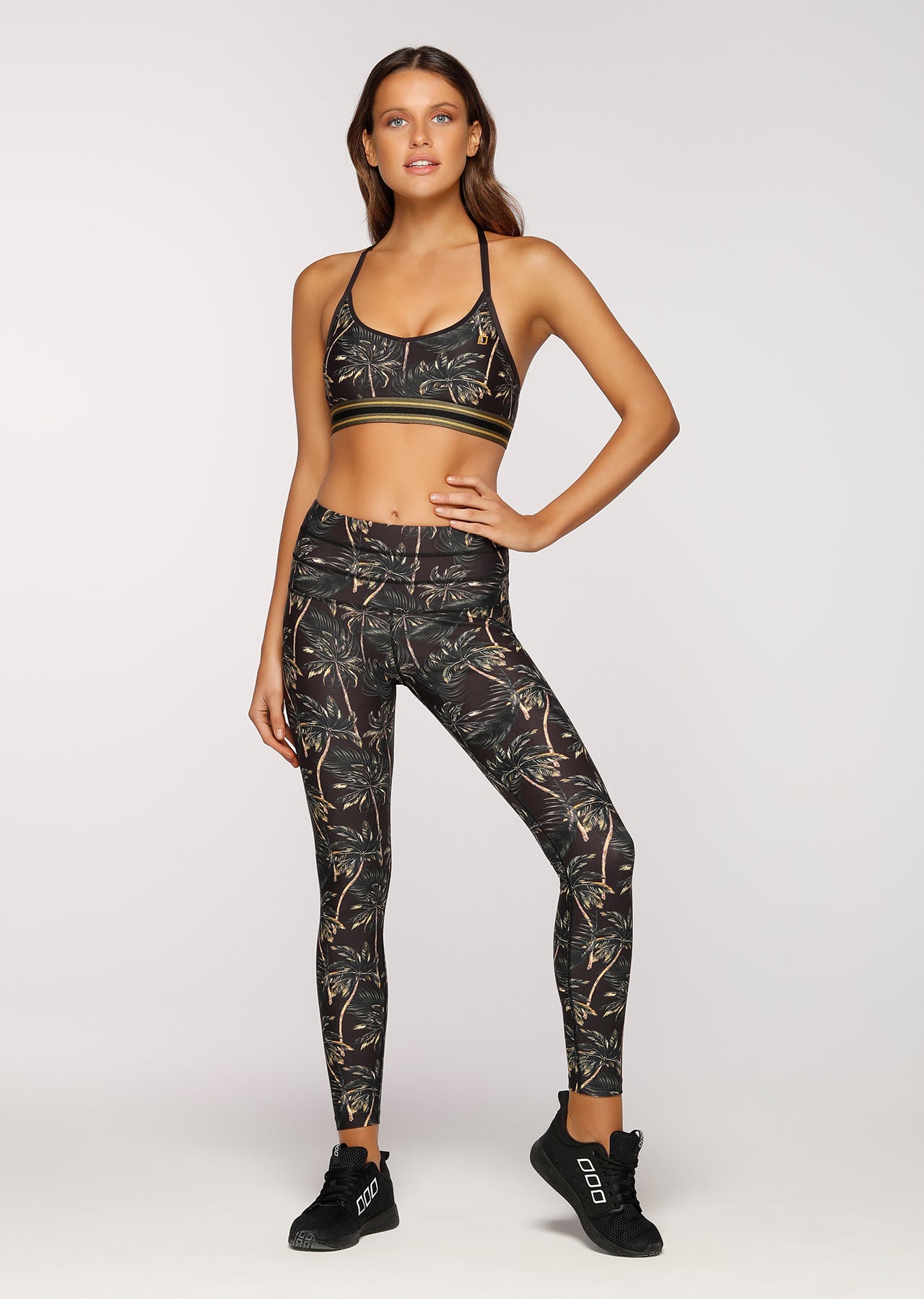 Lorna Jane Midnight Tropic Core F/L Tight - Midnight Tropic Print
