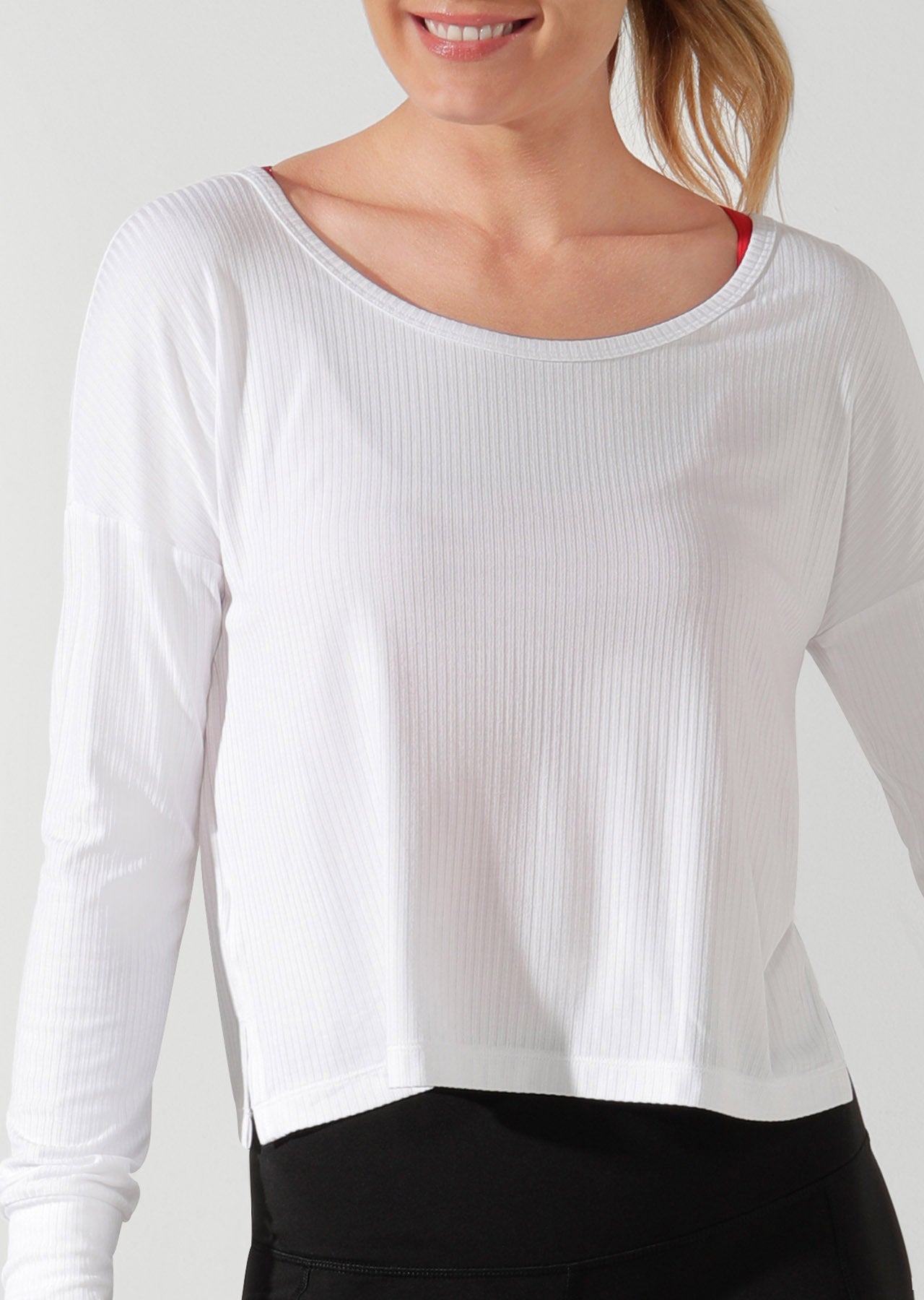 Lorna Jane Mist Long Sleeve Top - White