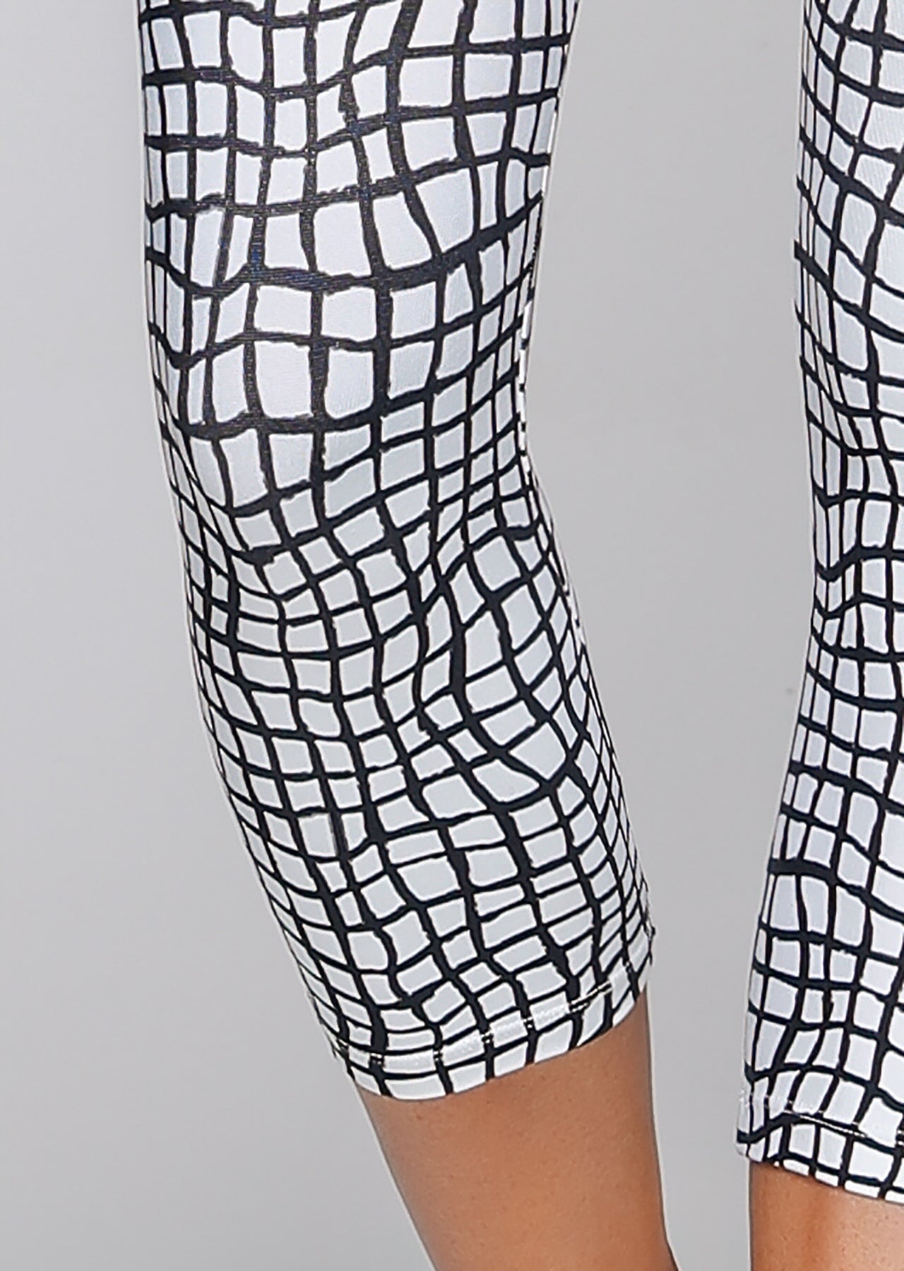 Lorna Jane Mixed Monochrome 7/8 Tight - Mixed Monochrome Print