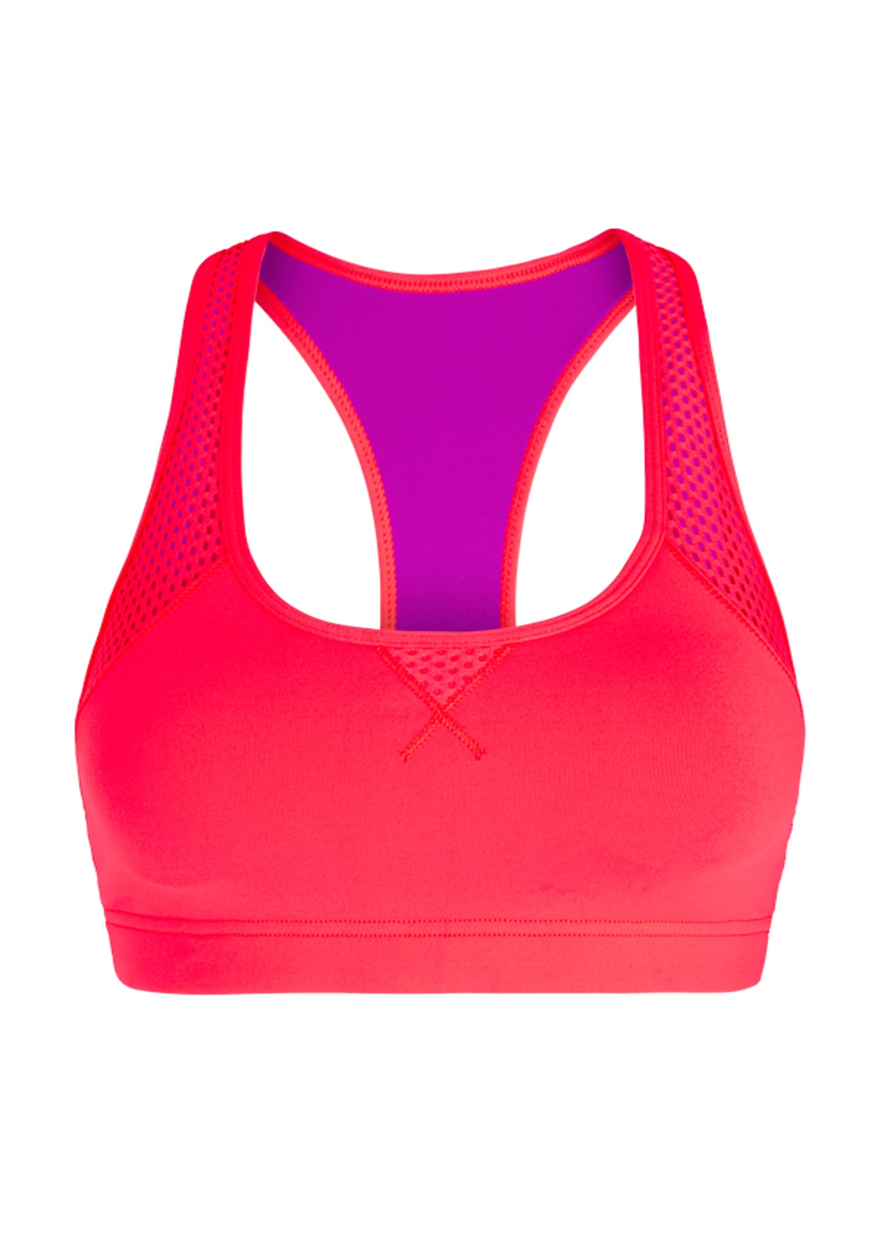 Lorna Jane Molly Sports Bra - Cupid Red/Very Fuchsia