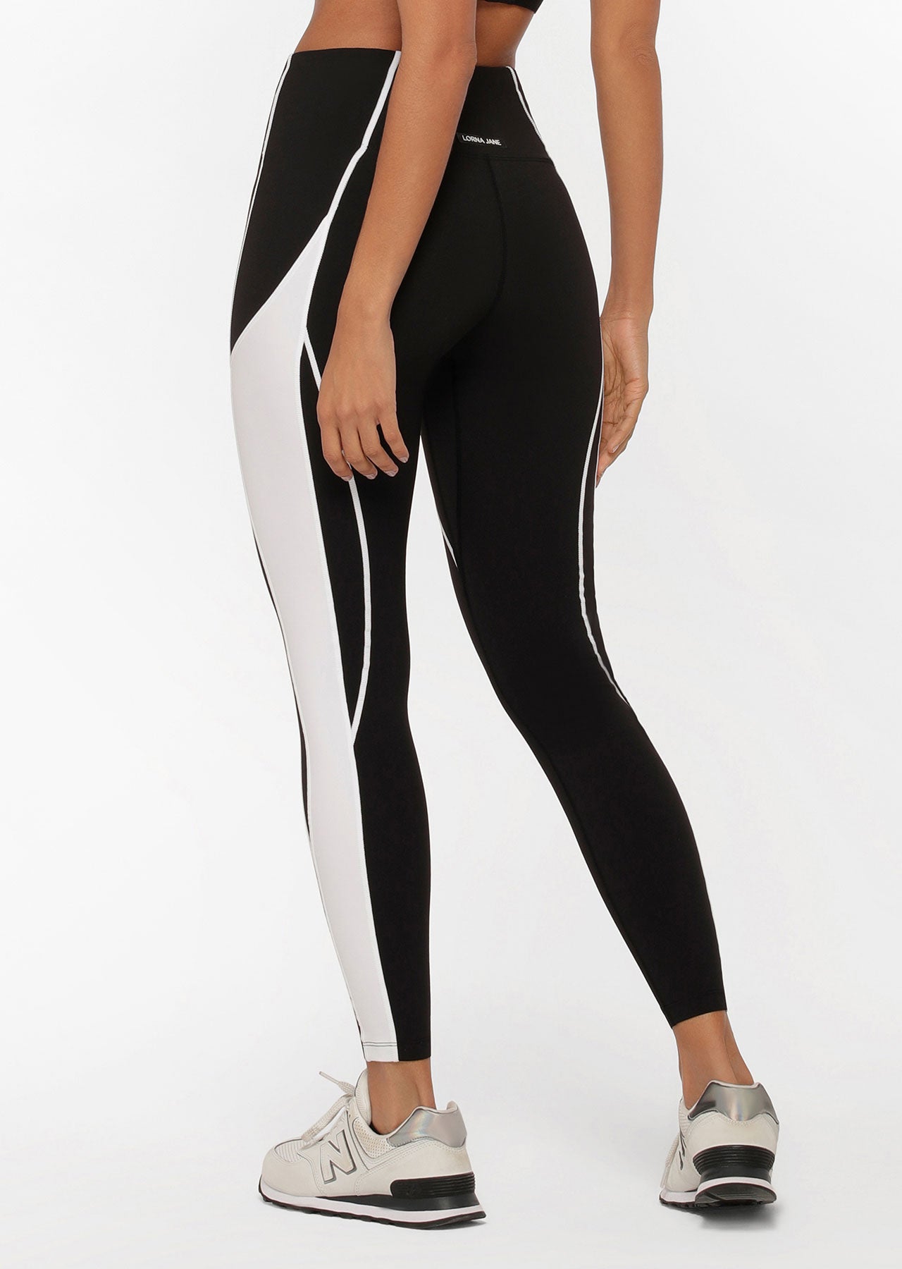 Lorna Jane Monochromatic No Ride Full Length Leggings - Black