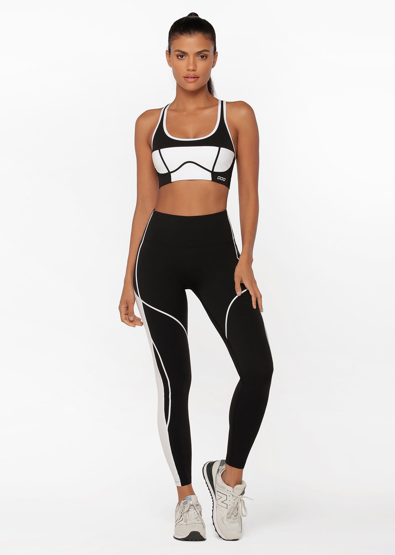 Lorna Jane Monochromatic No Ride Full Length Leggings - Black